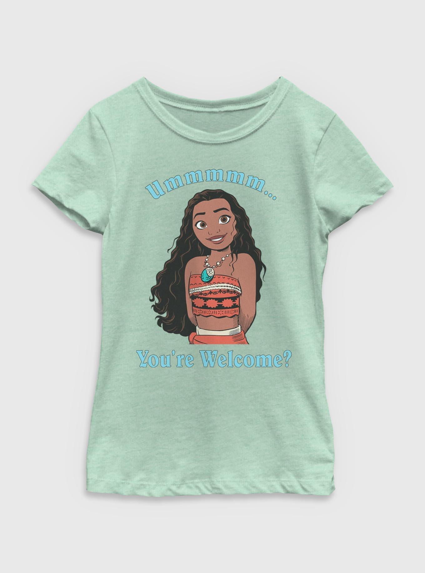 Disney Moana Ummm Youre Welcome Youth Girls T-Shirt, , hi-res
