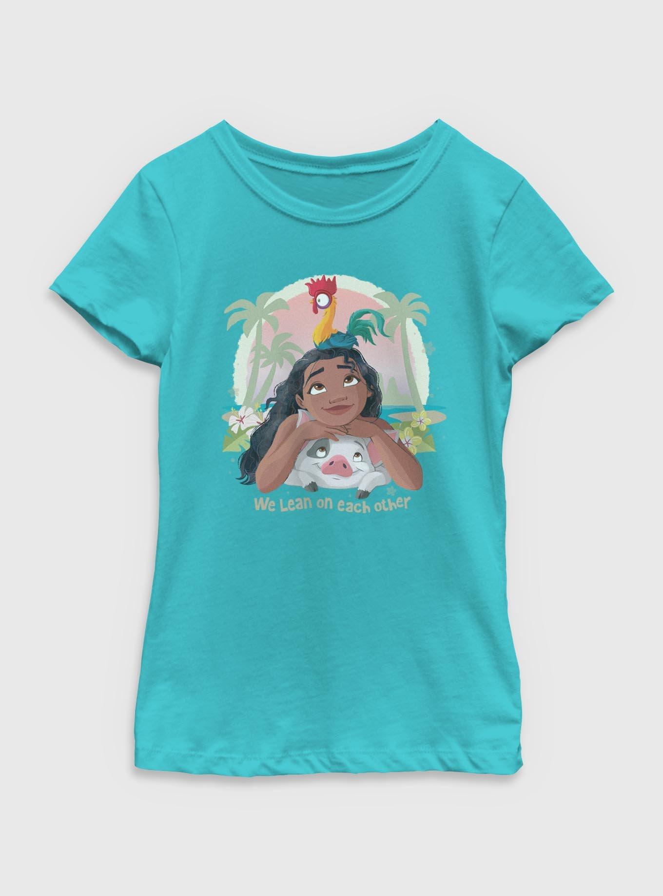 Disney Moana We Lean On Each Other Youth Girls T-Shirt, , hi-res