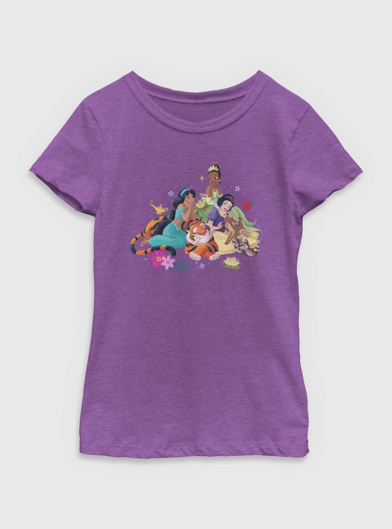 Disney Princesses Good Friends Youth Girls T-Shirt, PURPLE BERRY, hi-res