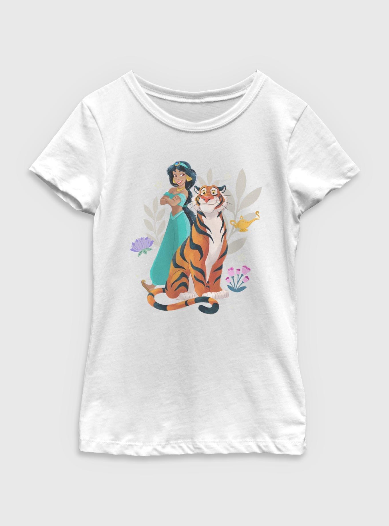 Disney Aladdin Jasmine & Rajah My Best Friend Youth Girls T-Shirt, , hi-res