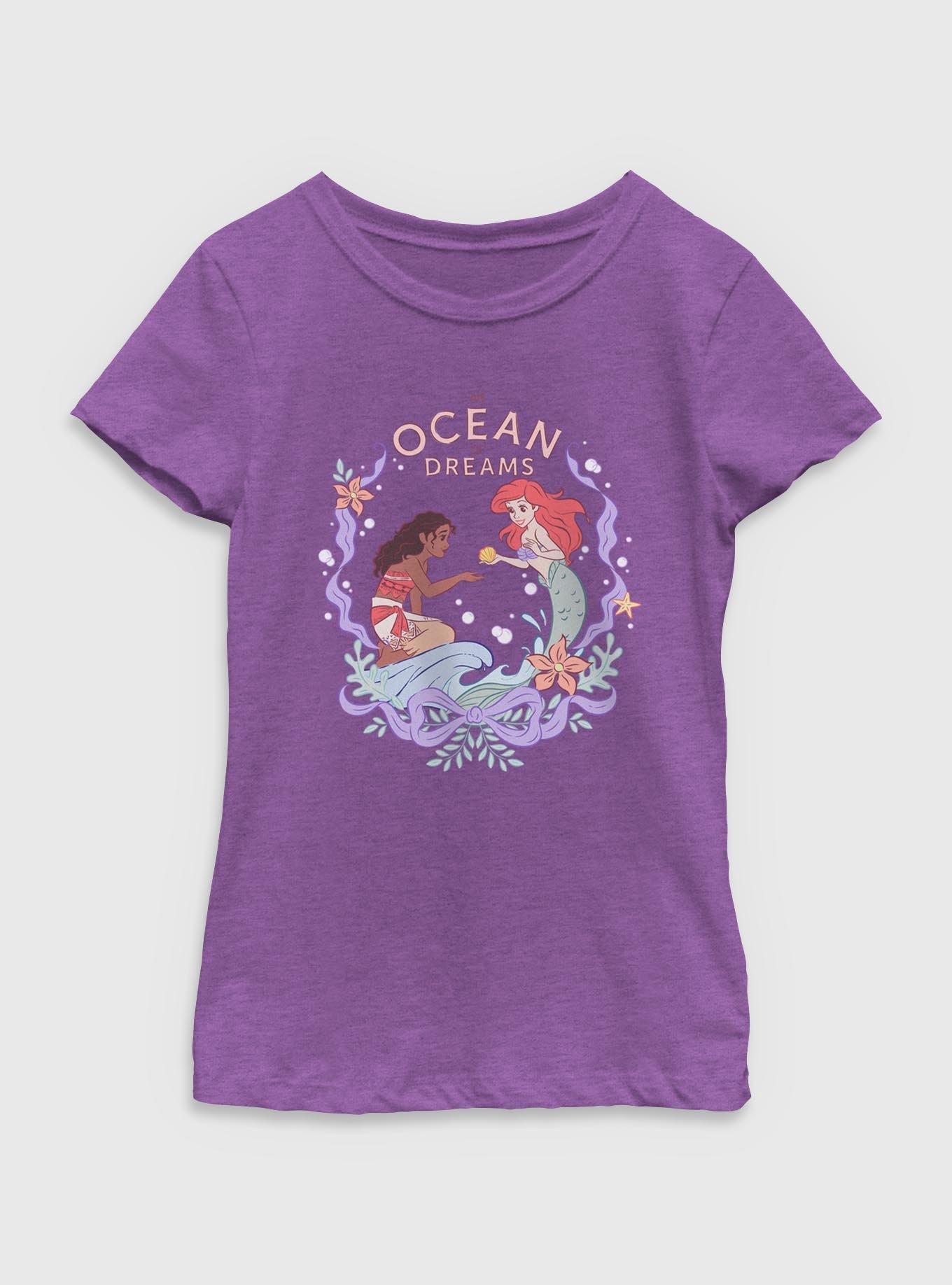 Disney The Little Mermaid An Ocean Of Dreams Youth Girls T-Shirt, , hi-res