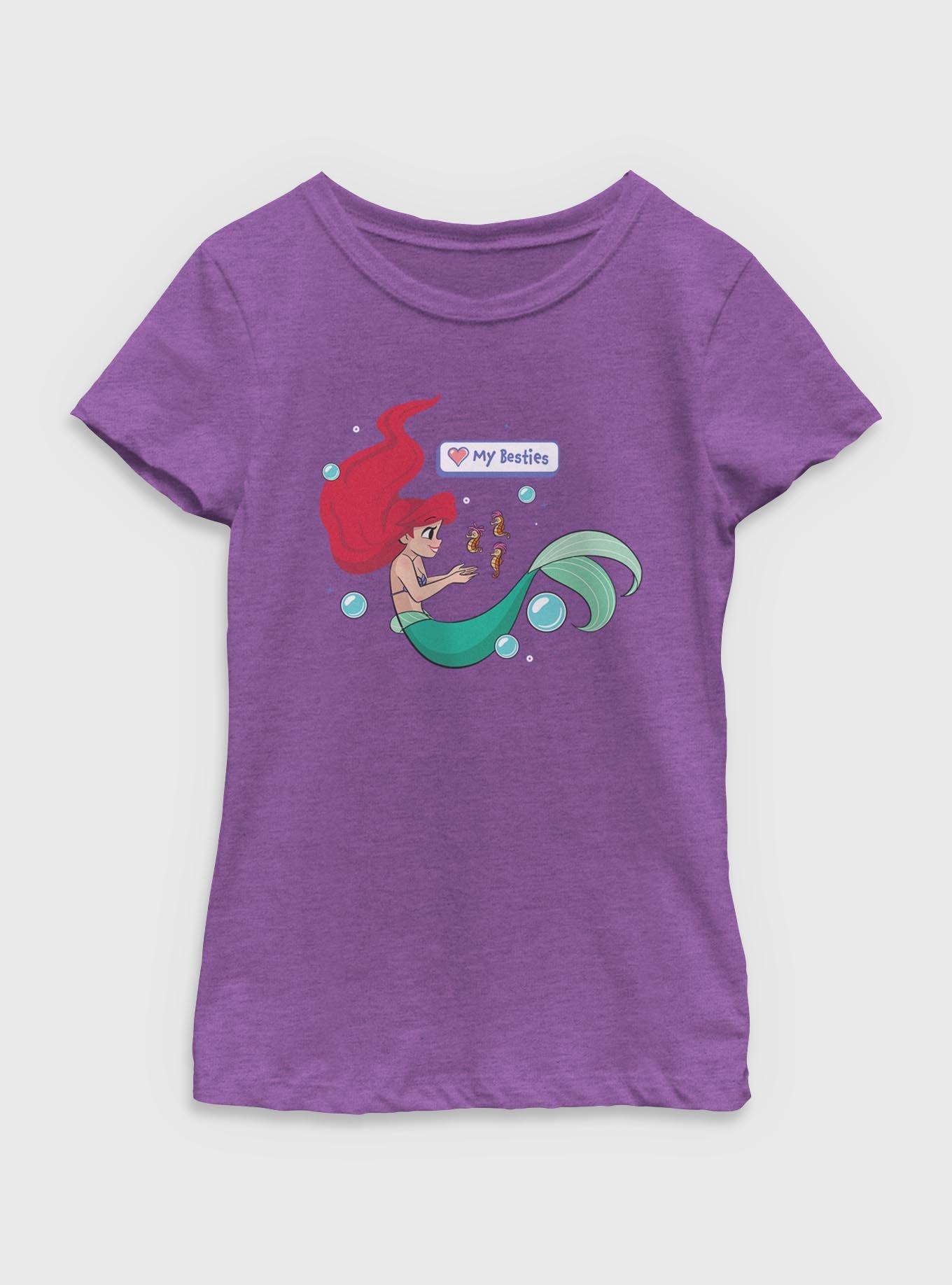 Disney The Little Mermaid My Besties Youth Girls T-Shirt, , hi-res