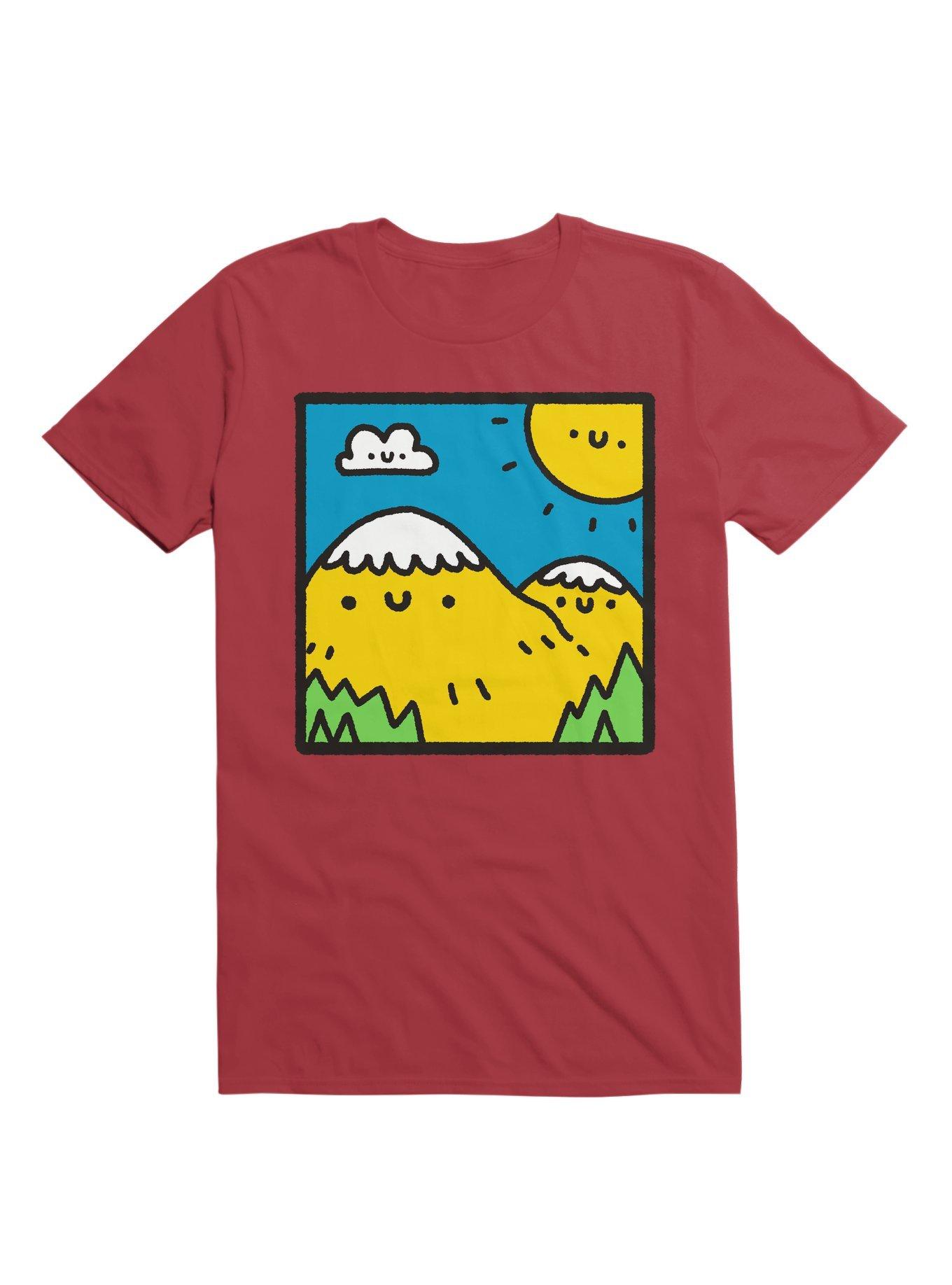 Happy Mountain Landscape T-Shirt, , hi-res