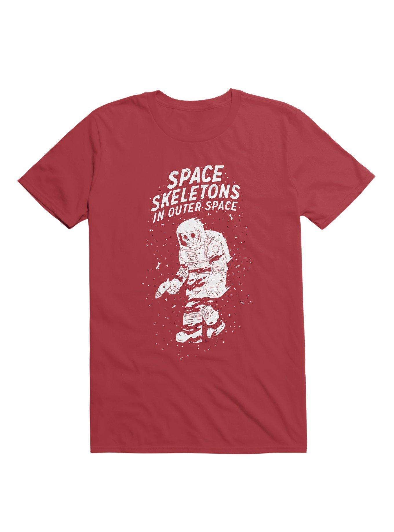 Space Skeletons In Outer Space T-Shirt, , hi-res