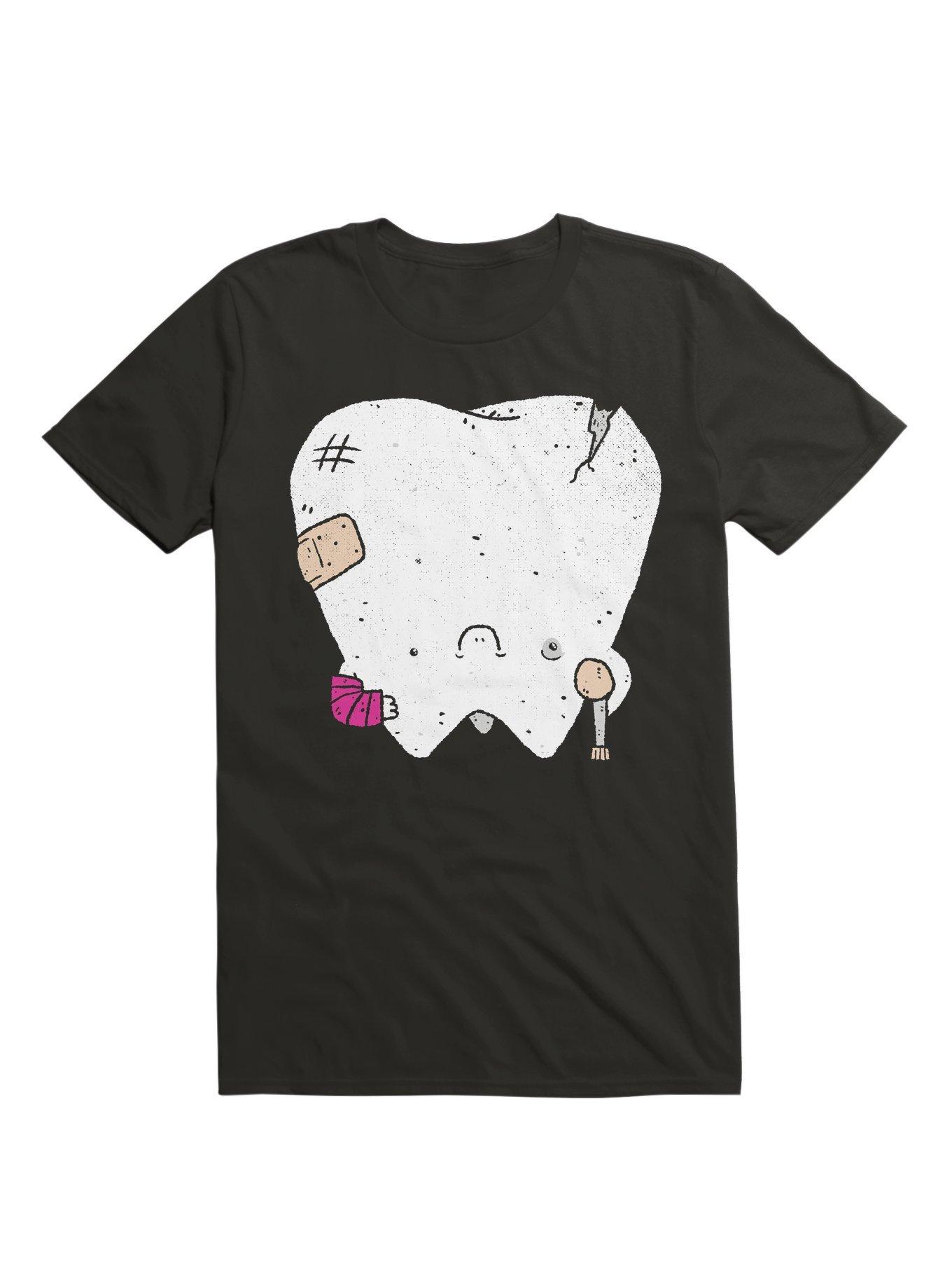 Toothache Sad Broken Tooth T-Shirt, , hi-res
