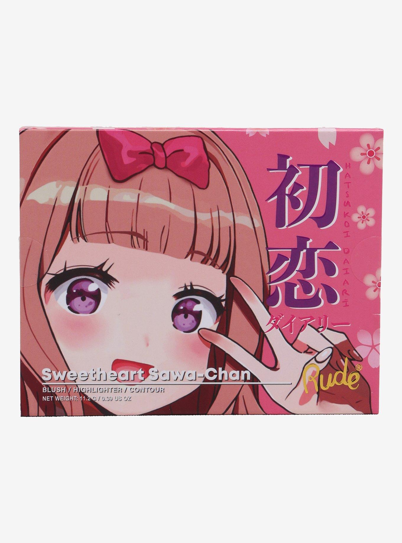 Rude Cosmetics Sweetheart Sawa-Chan Face Palette, , hi-res