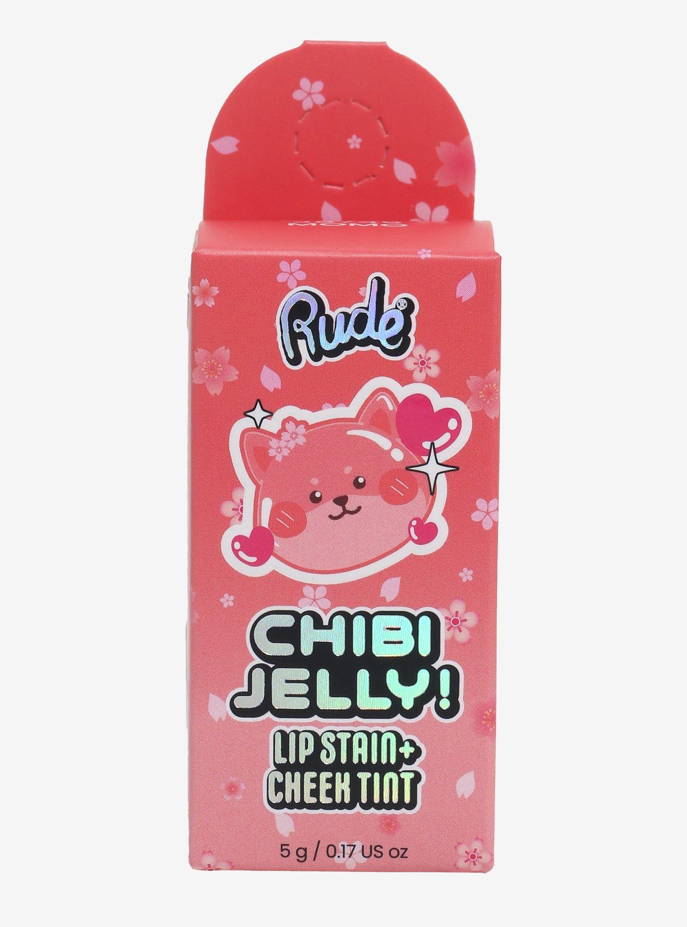 Rude Cosmetics Momo Chibi Jelly Lip Stain & Cheek Tint, , hi-res