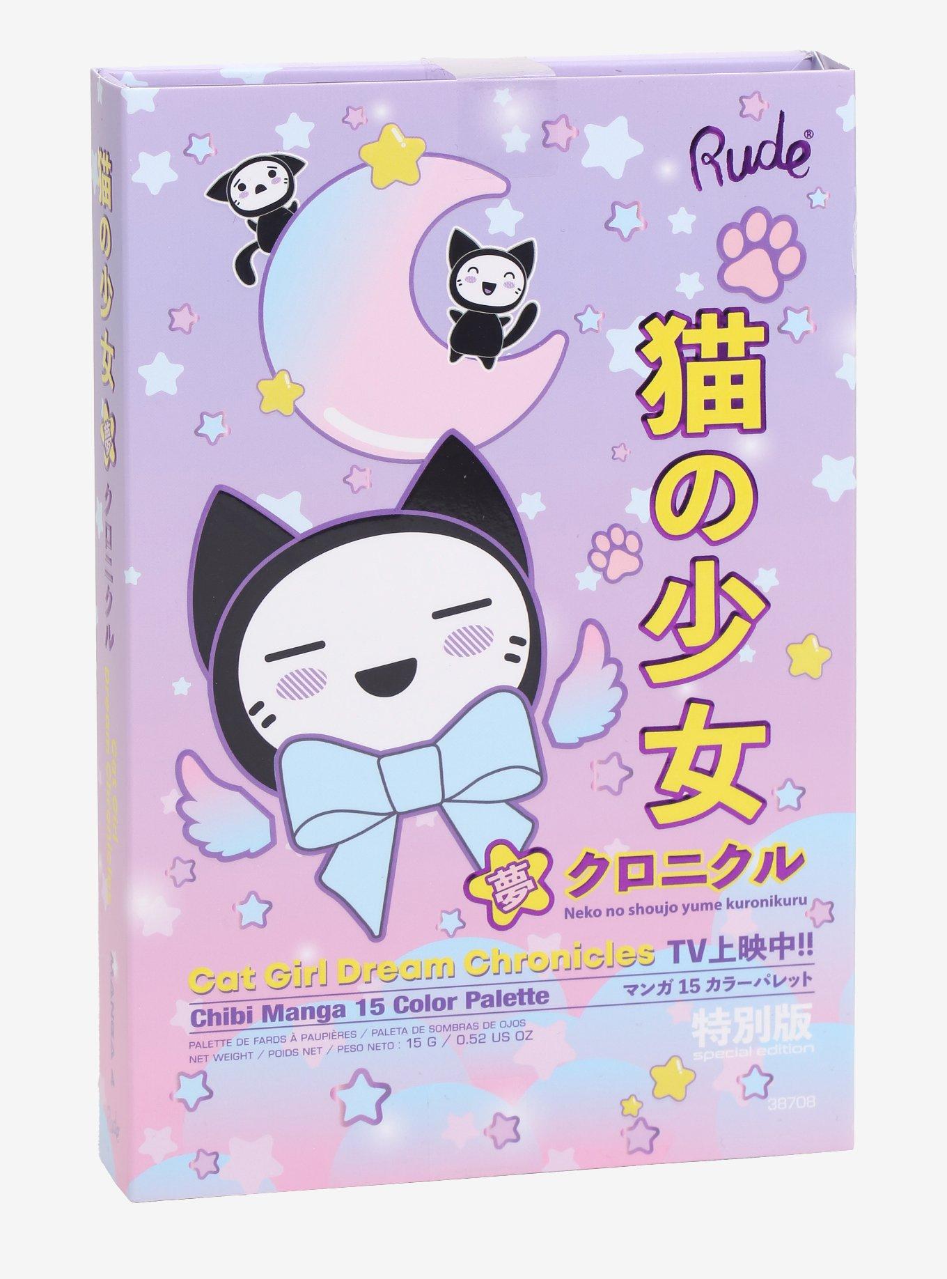 Rude Cosmetics Cat Girl Dream Chronicles Eyeshadow Palette, , hi-res
