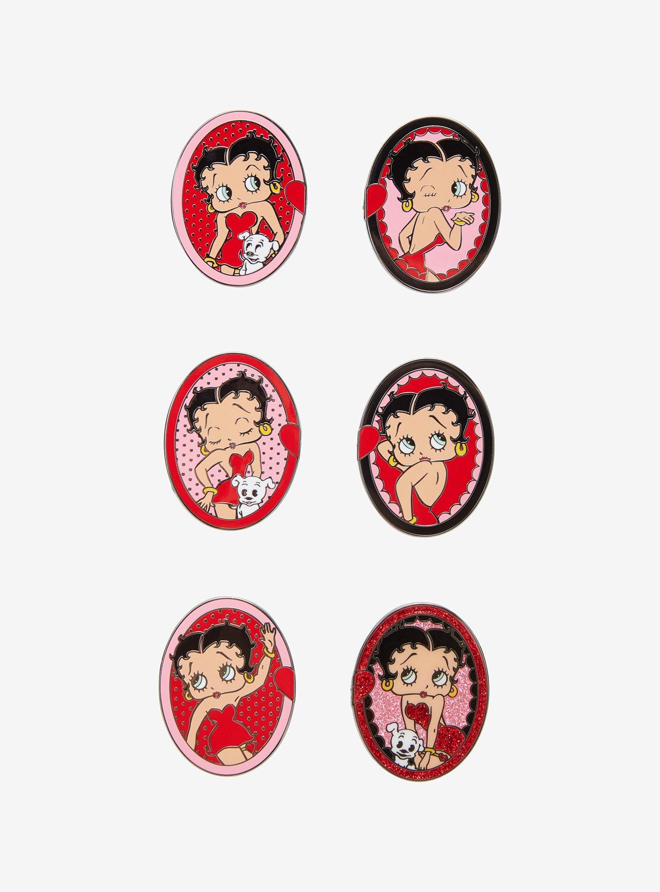 Betty Boop X Whatever! Makes You Happy Cameo Blind Box Enamel Pin Hot Topic Exclusive, , hi-res