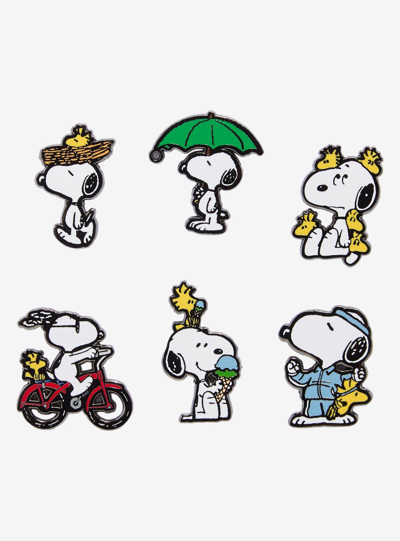Whatever! Makes You Happy Peanuts Snoopy & Woodstock Blind Box Enamel Pin Hot Topic Exclusive, , hi-res