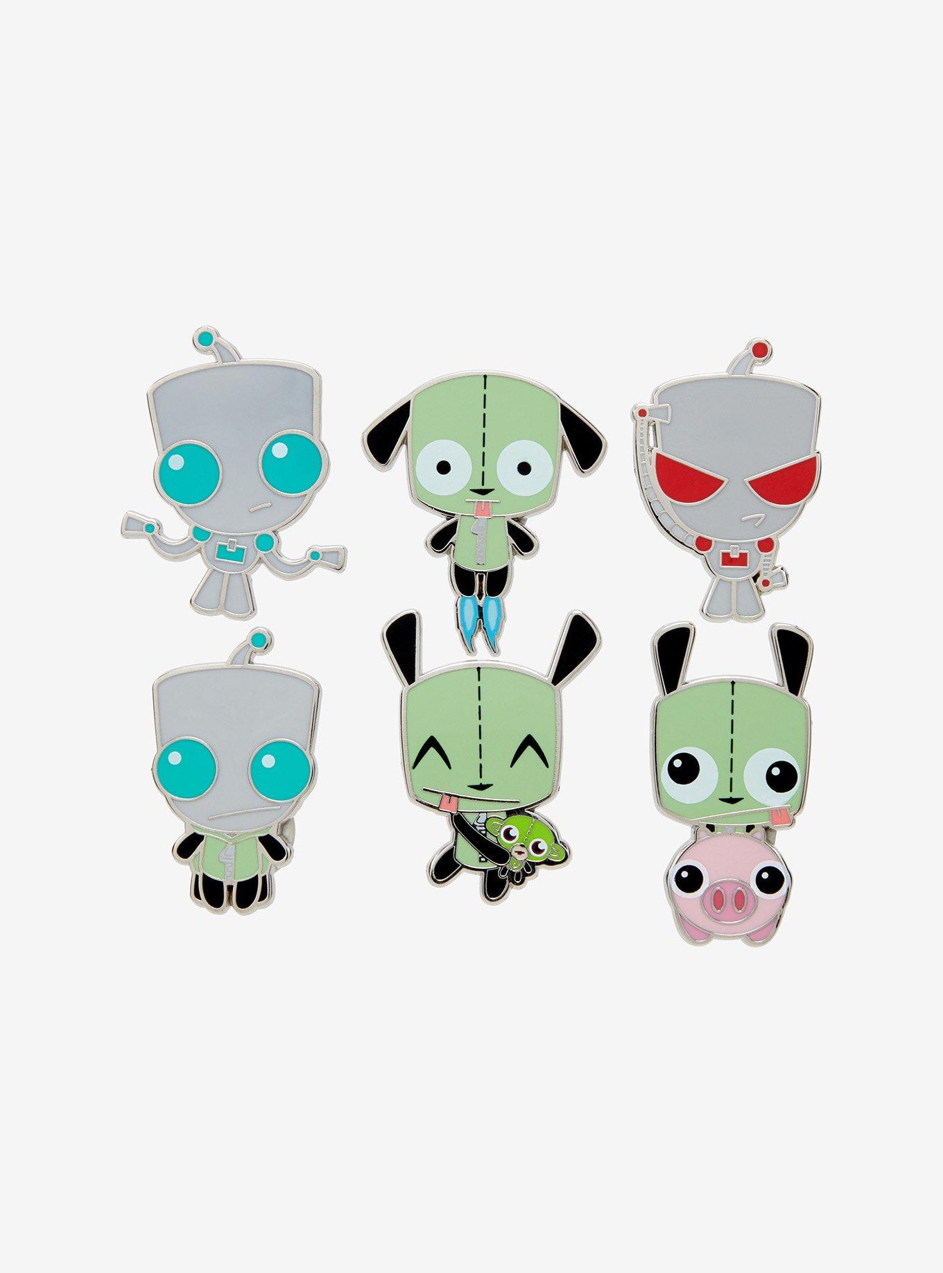 Invader Zim GIR Blind Box Enamel Pin Hot Topic Exclusive, , hi-res