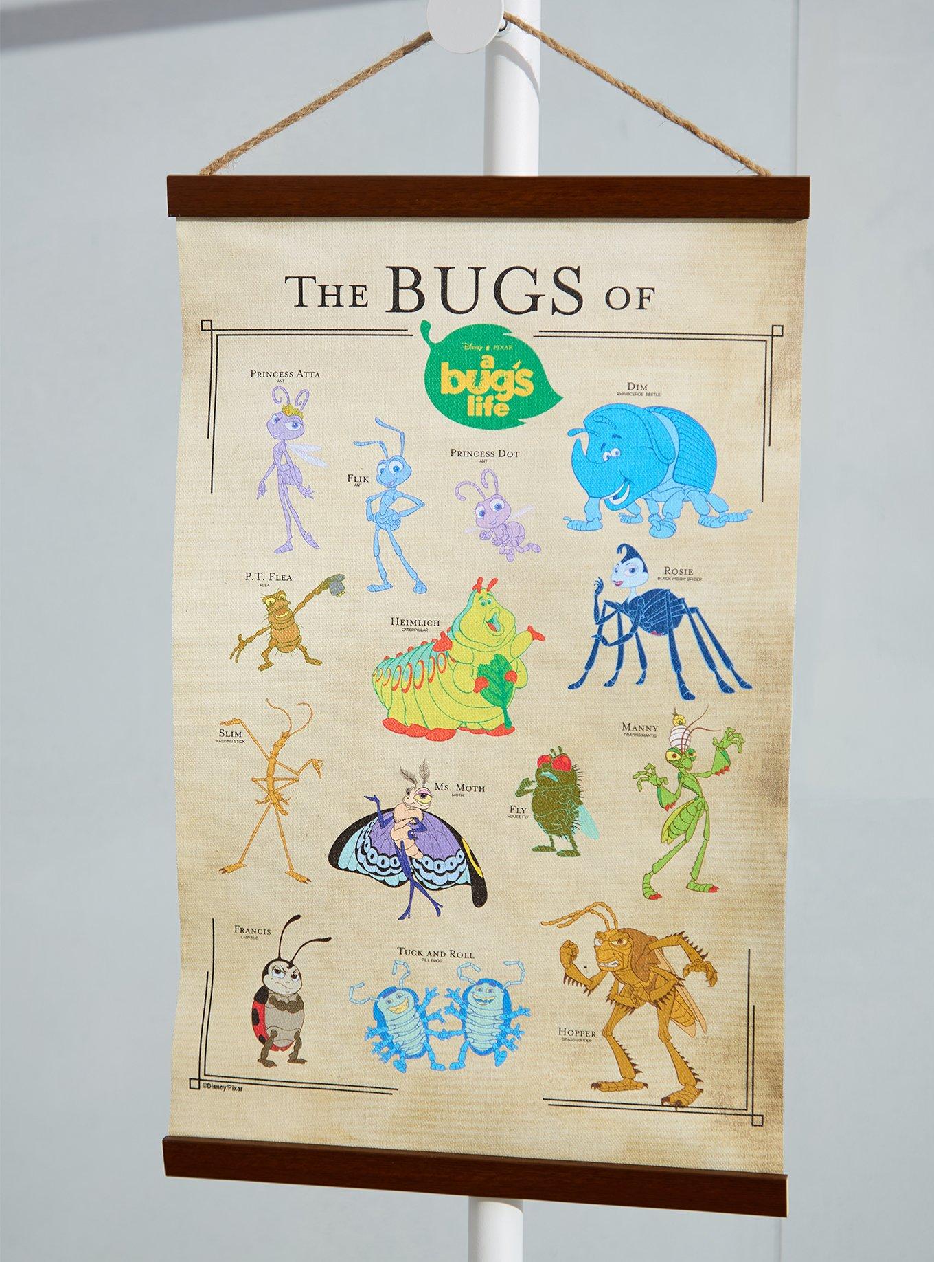 Disney Pixar A Bug's Life Character Canvas Wall Hanging - BoxLunch Exclusive, , hi-res