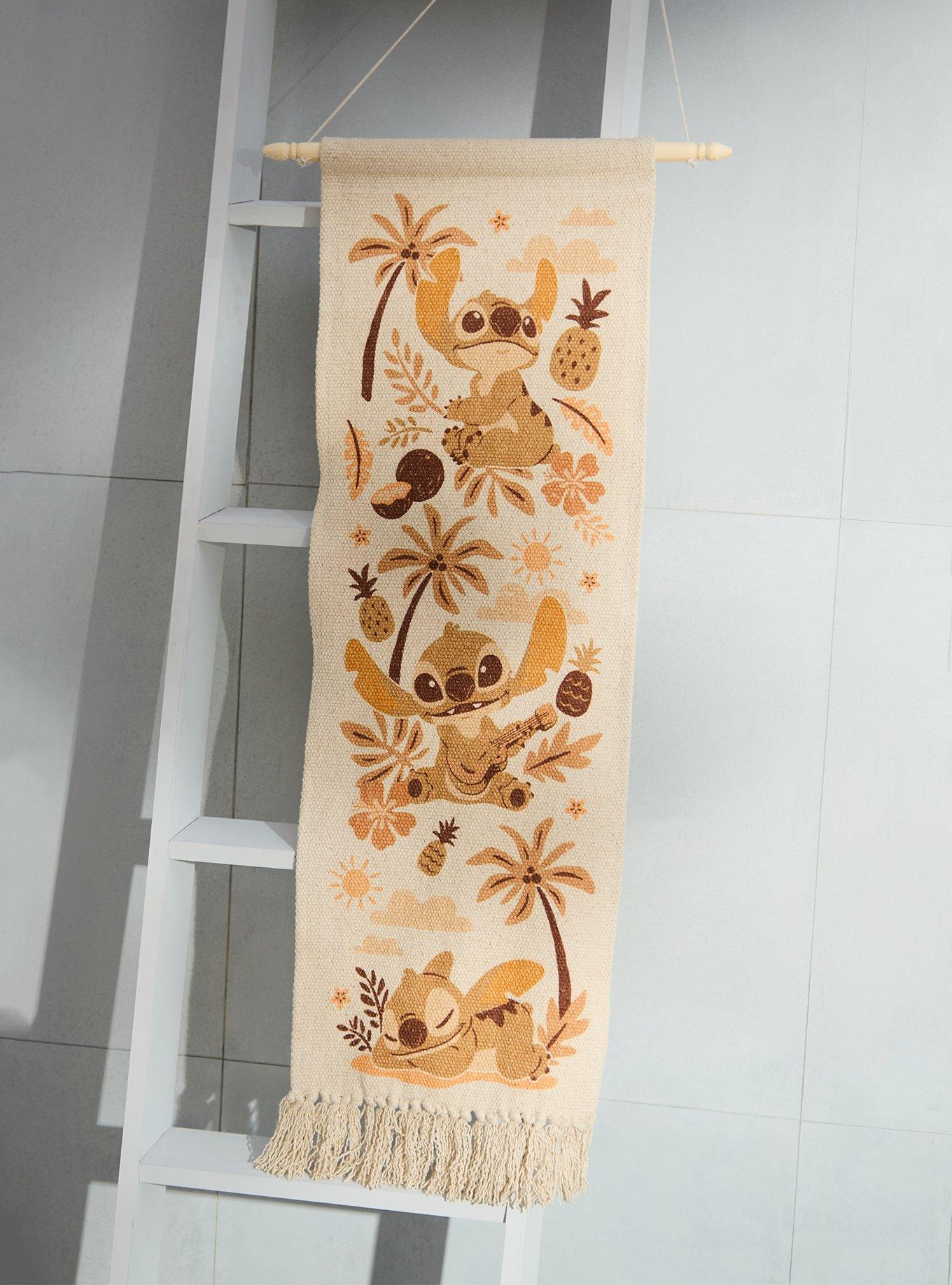 Disney Lilo & Stitch Tonal Stitch Scenes Woven Wall Tapestry - BoxLunch Exclusive, , hi-res