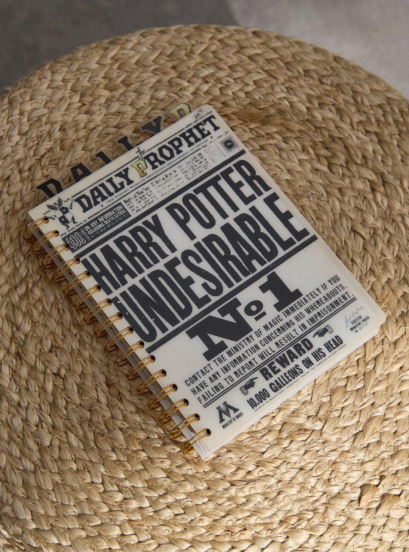 Harry Potter Daily Prophet Undesirable No. 1 Tab Journal - BoxLunch Exclusive, , hi-res