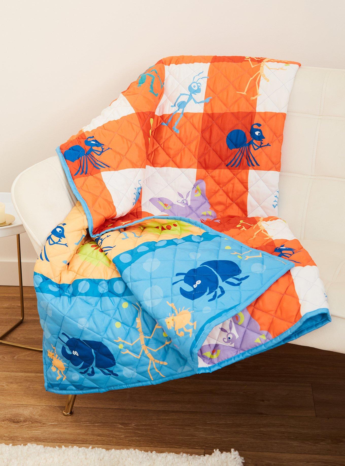 Disney Pixar A Bug's Life Retro Quilted Blanket — BoxLunch Exclusive, , hi-res