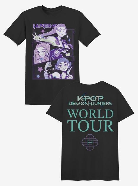 KPop Demon Hunters Huntrix World Tour Double-Sided T-Shirt | Hot Topic