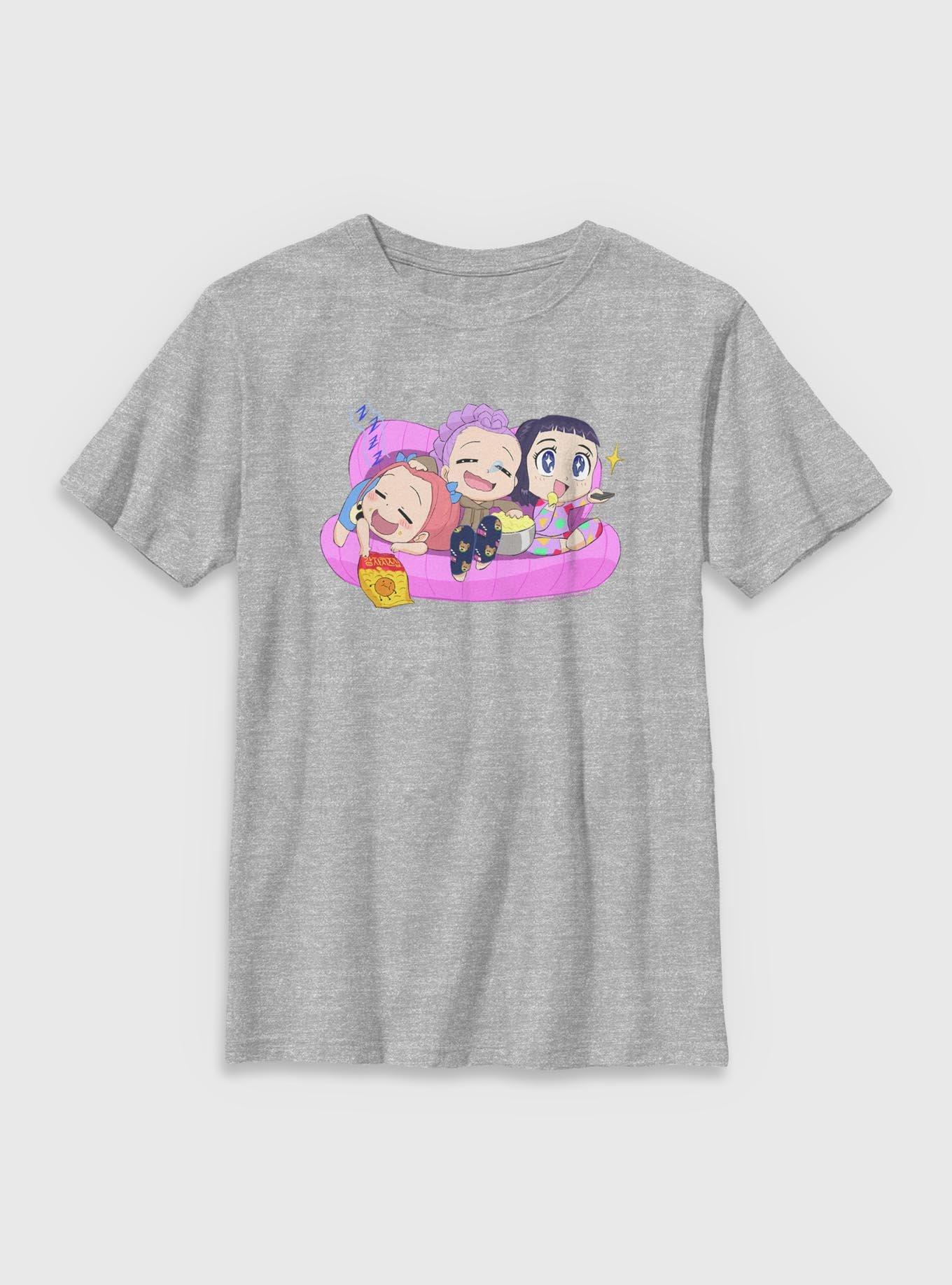 KPop Demon Hunters Chibi Huntrix Fun Youth T-Shirt, , hi-res