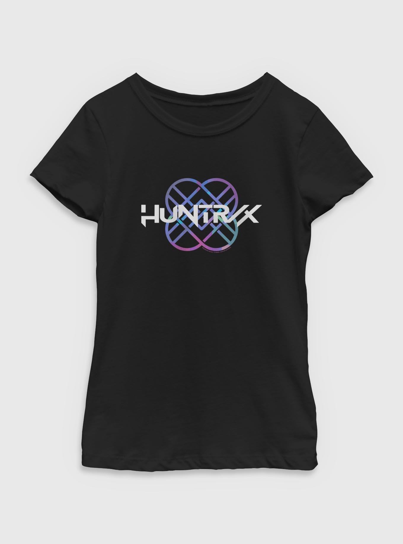 KPop Demon Hunters Huntrix Logo Youth Girls T-Shirt, , hi-res