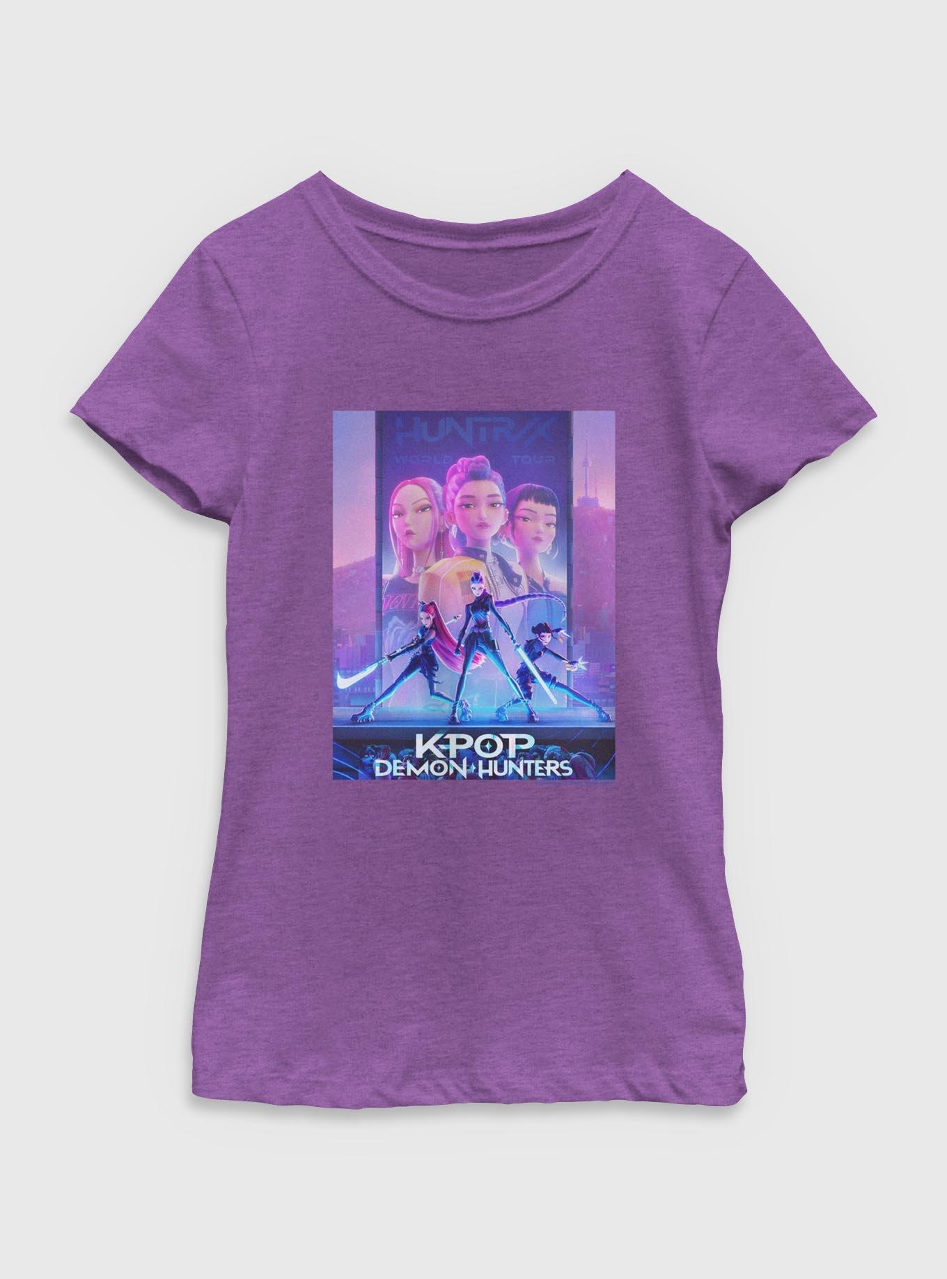 KPop Demon Hunters Poster Youth Girls T-Shirt, , hi-res