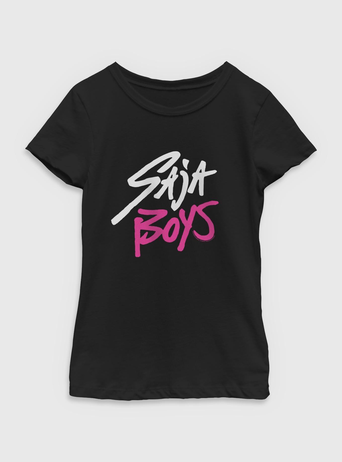 KPop Demon Hunters Saja Boys Logo Youth Girls T-Shirt, , hi-res