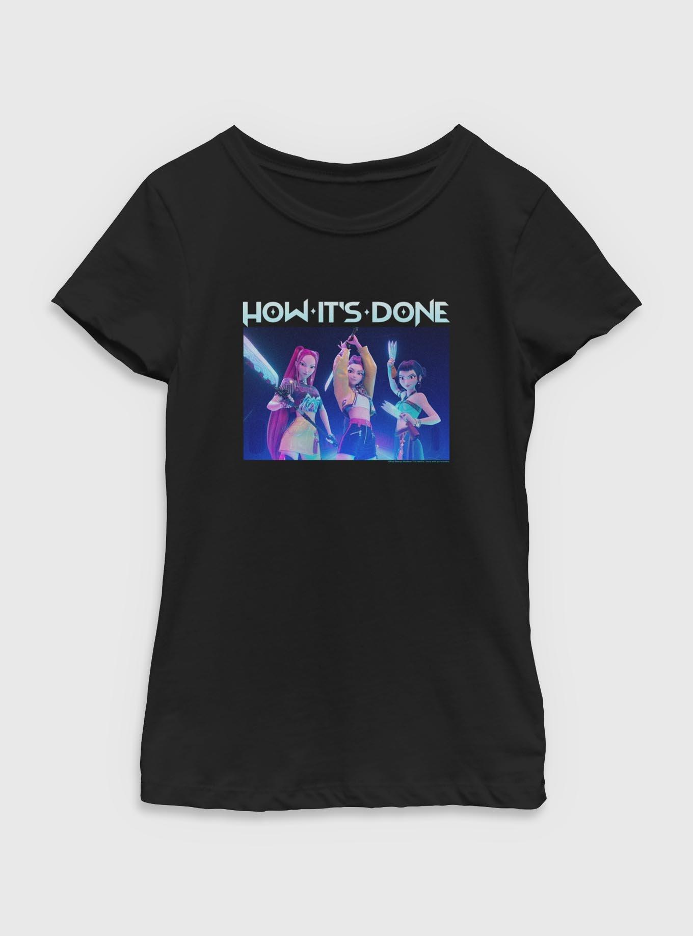 KPop Demon Hunters Huntrix How It's Done Youth Girls T-Shirt, , hi-res