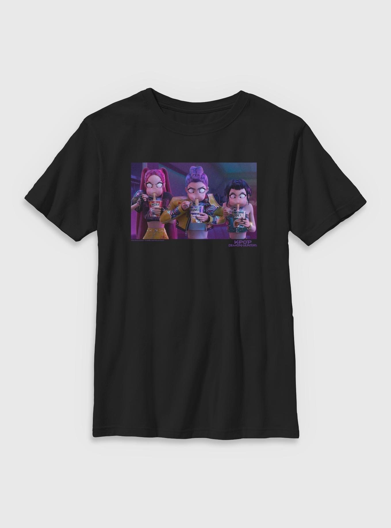 KPop Demon Hunters Huntrix Food Break  Youth T-Shirt, , hi-res