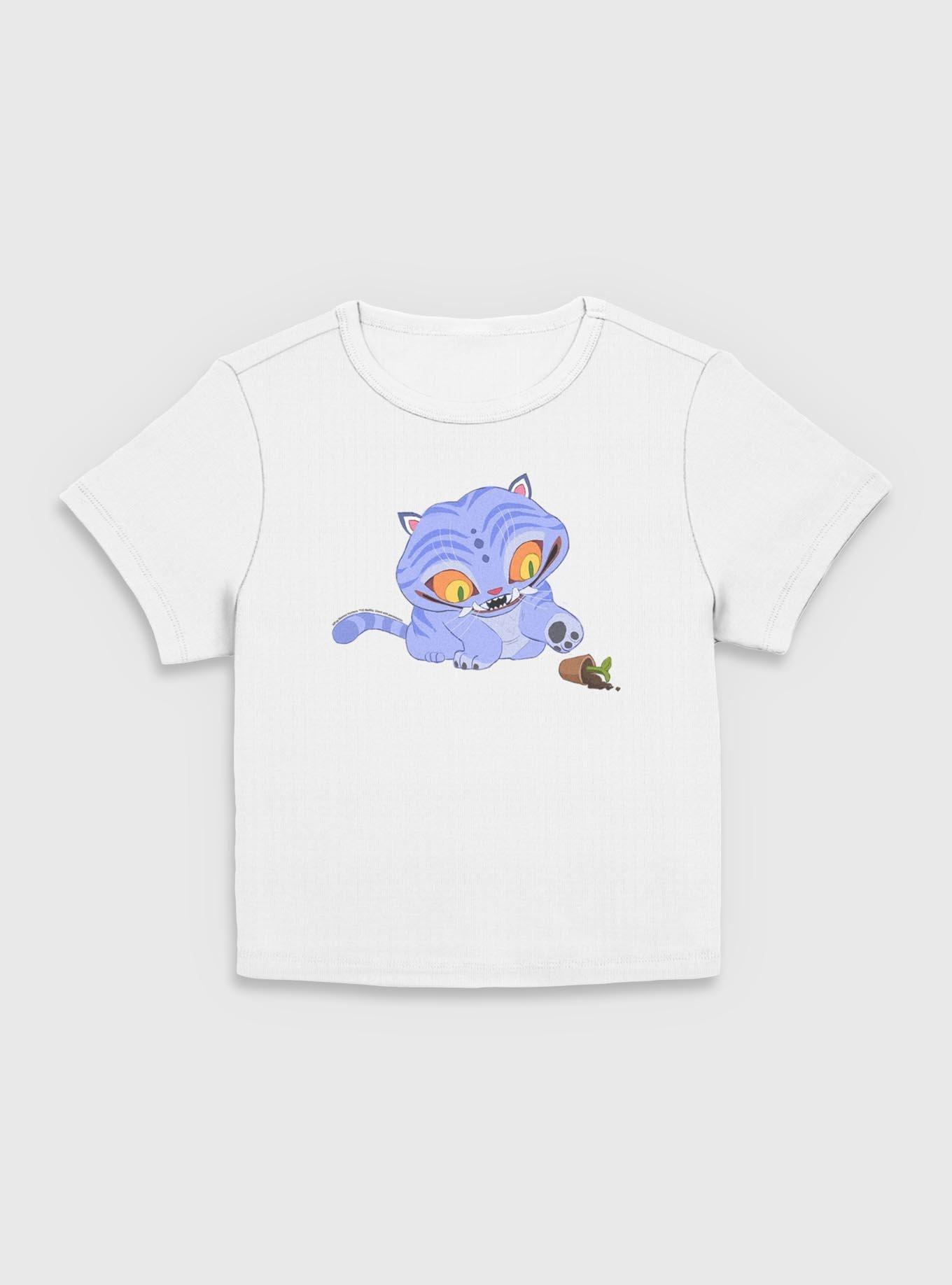 KPop Demon Hunters Chibi Derpy Tiger And Plant Women Baby T-Shirt, , hi-res