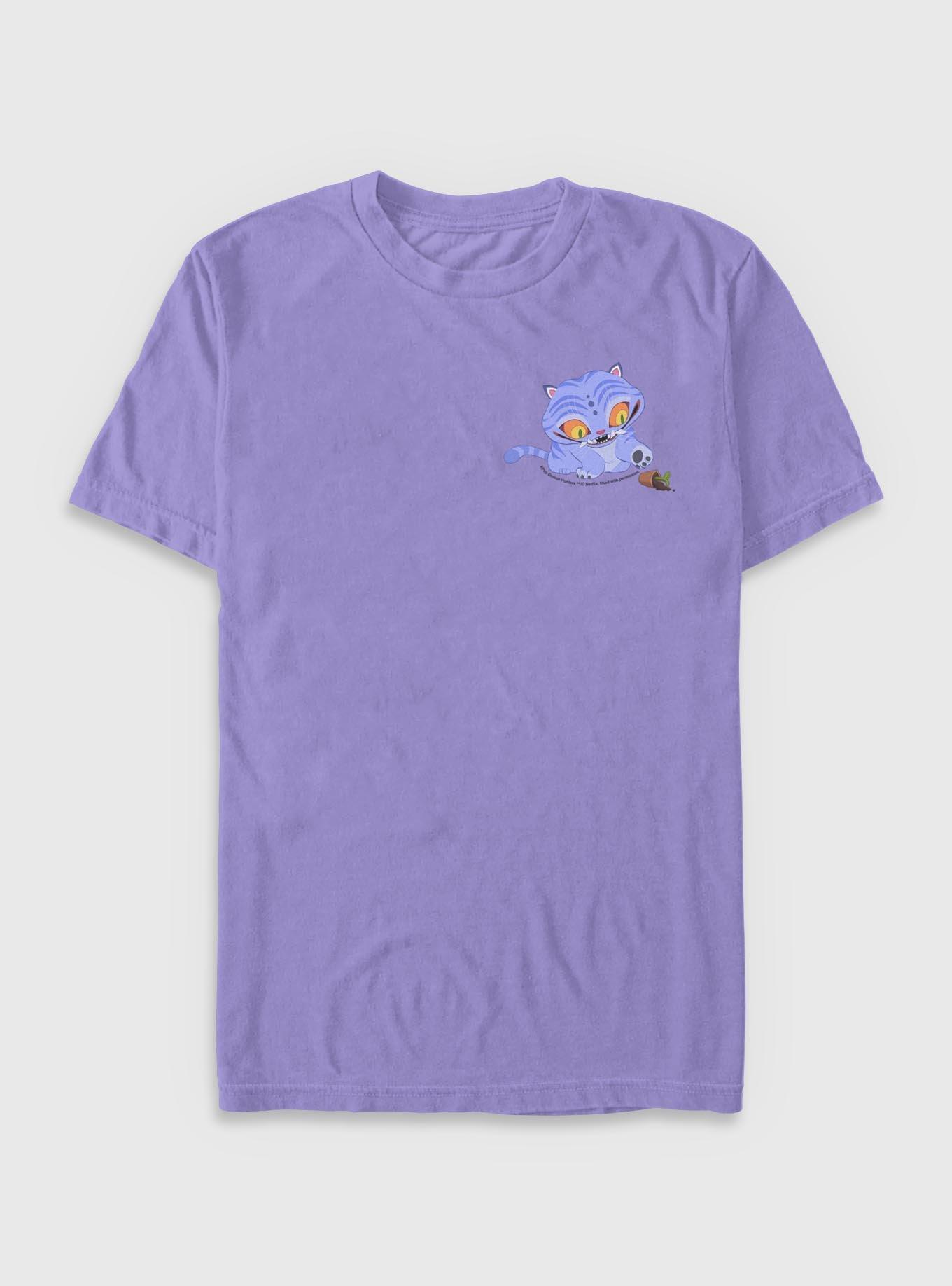 KPop Demon Hunters Chibi Derpy Tiger And Plant Corner Garment Dye T-Shirt, , hi-res
