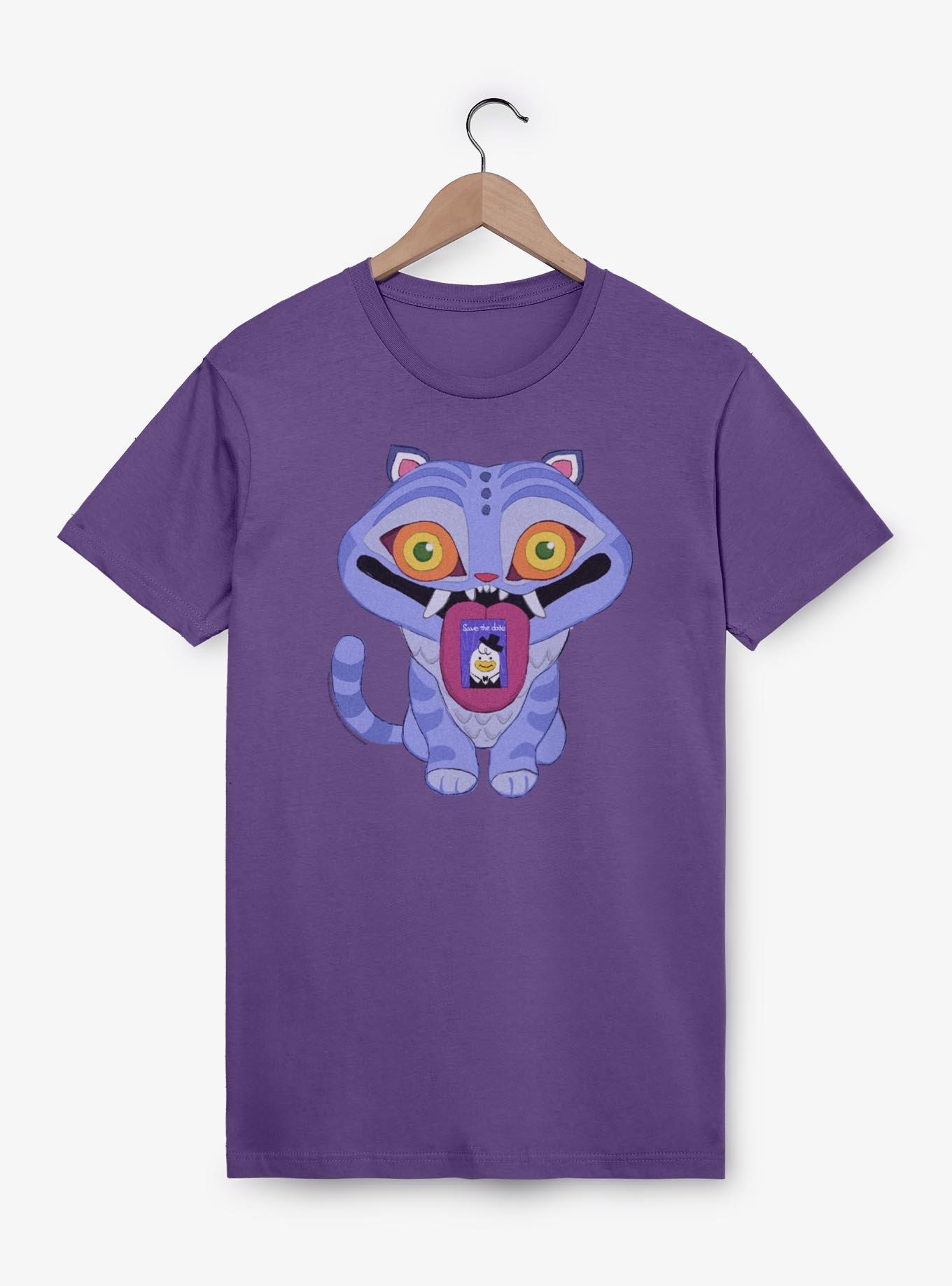 KPop Demon Hunters Chibi Derpy Tiger Save The Date Message T-Shirt, , hi-res