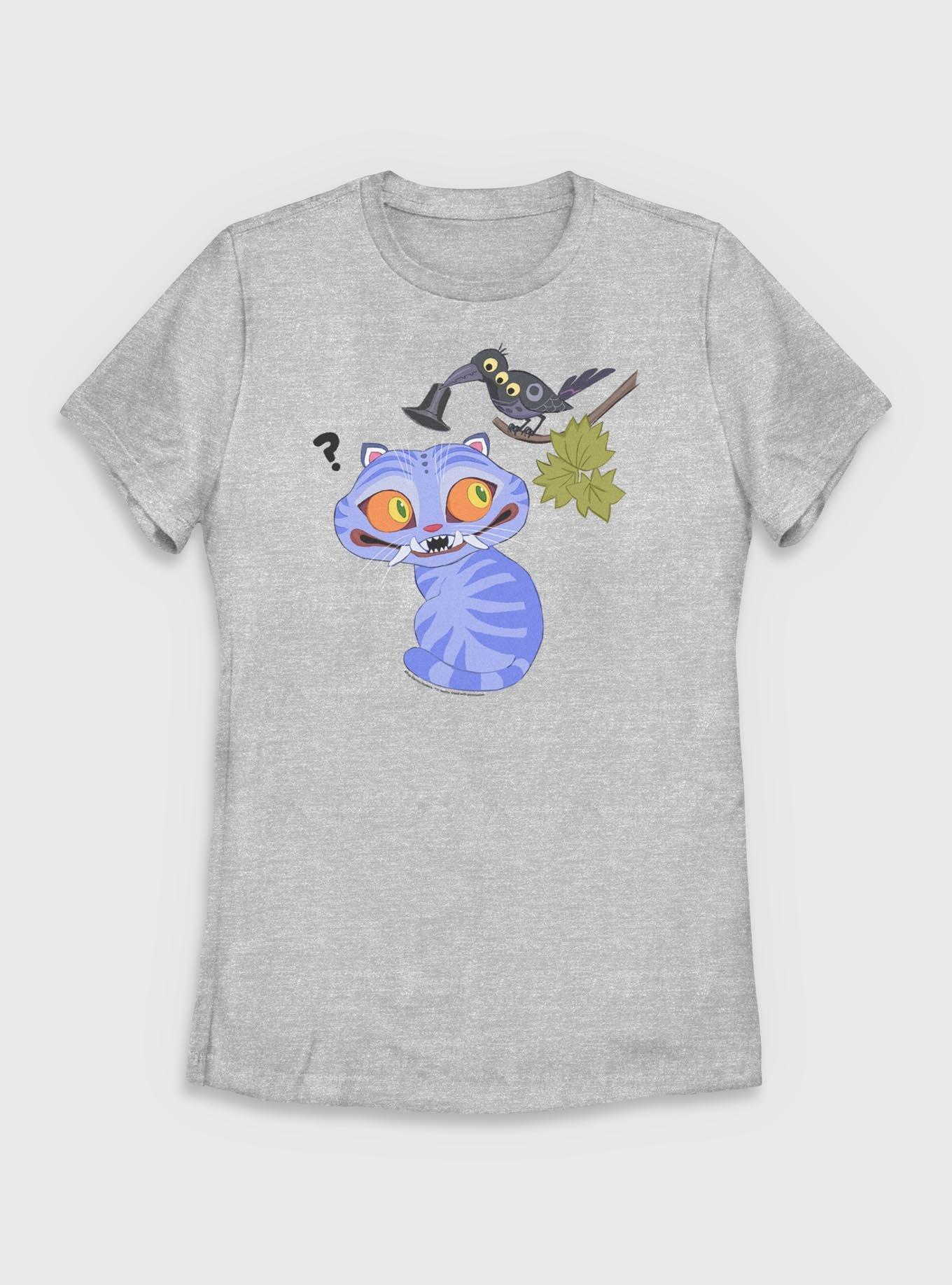 KPop Demon Hunters Derpy Tiger And Sussie Bird Womens T-Shirt, , hi-res