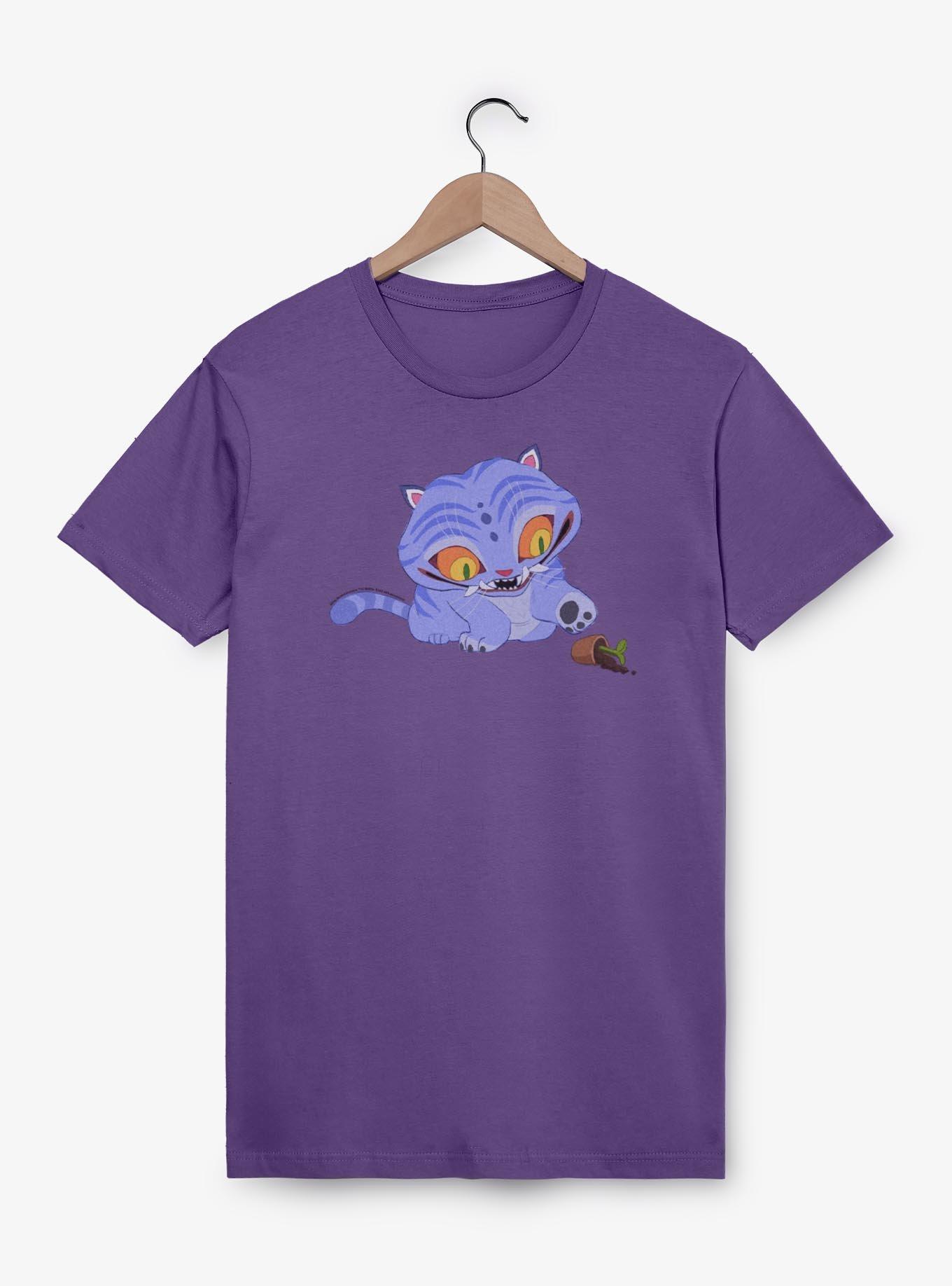 KPop Demon Hunters Chibi Derpy Tiger And Plant T-Shirt, , hi-res