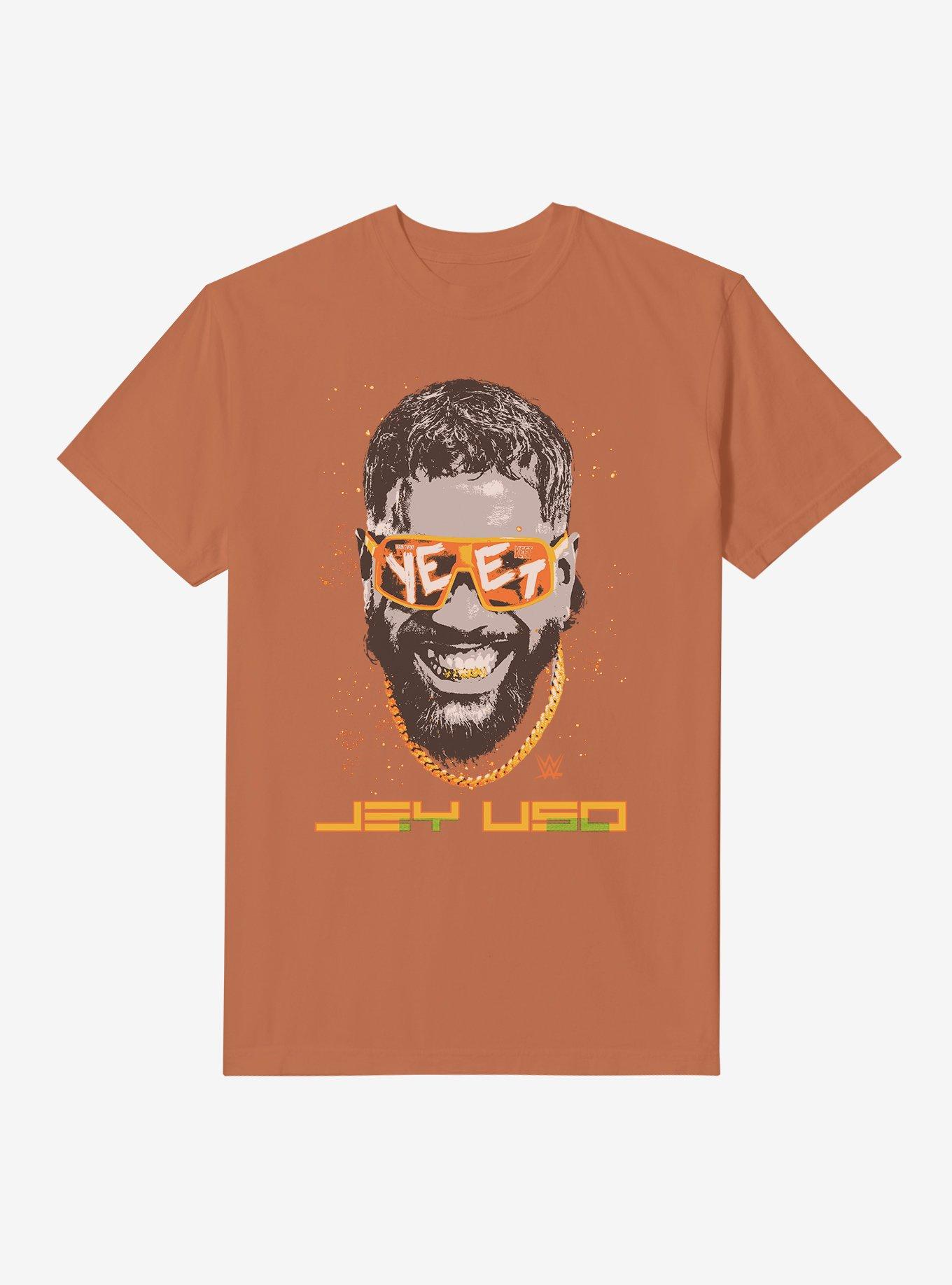 WWE Jey Uso Portait Yeet Garment Dye T-Shirt, , hi-res