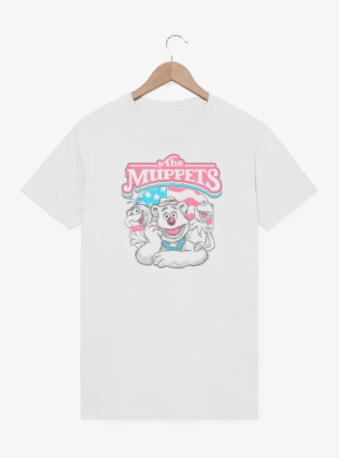 Disney The Muppets Vintage Flag T-Shirt, WHITE, hi-res