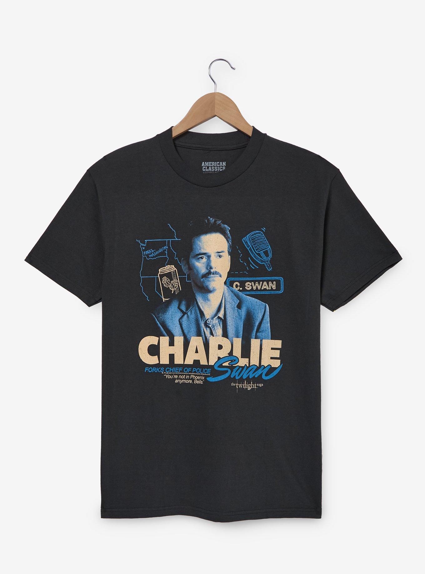 Twilight Charlie Swan Icons Portrait Women's T-Shirt - BoxLunch Exclusive, , hi-res