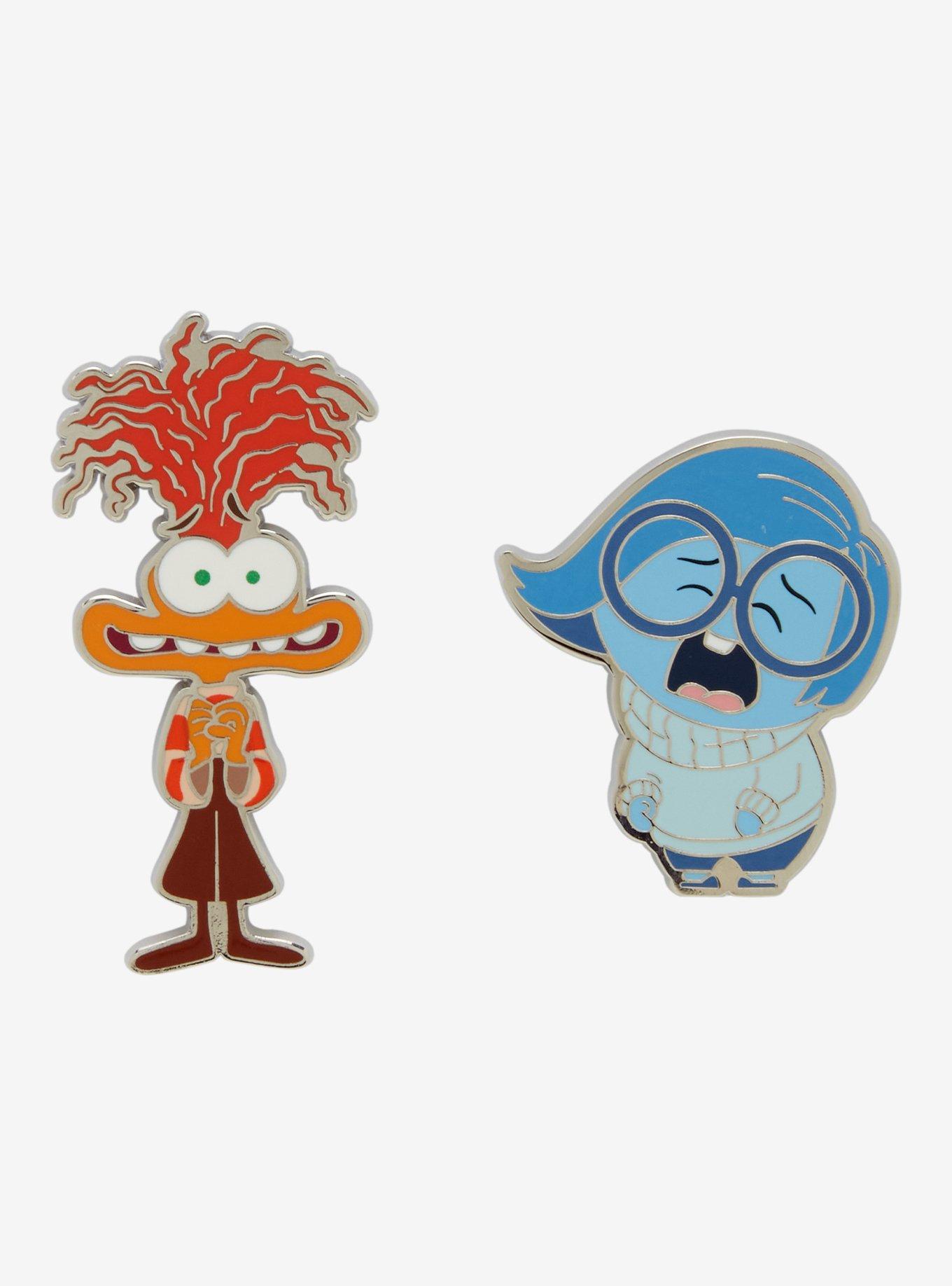 Disney Pixar Inside Out 2 Anxiety & Sadness Enamel Pin Set, , hi-res