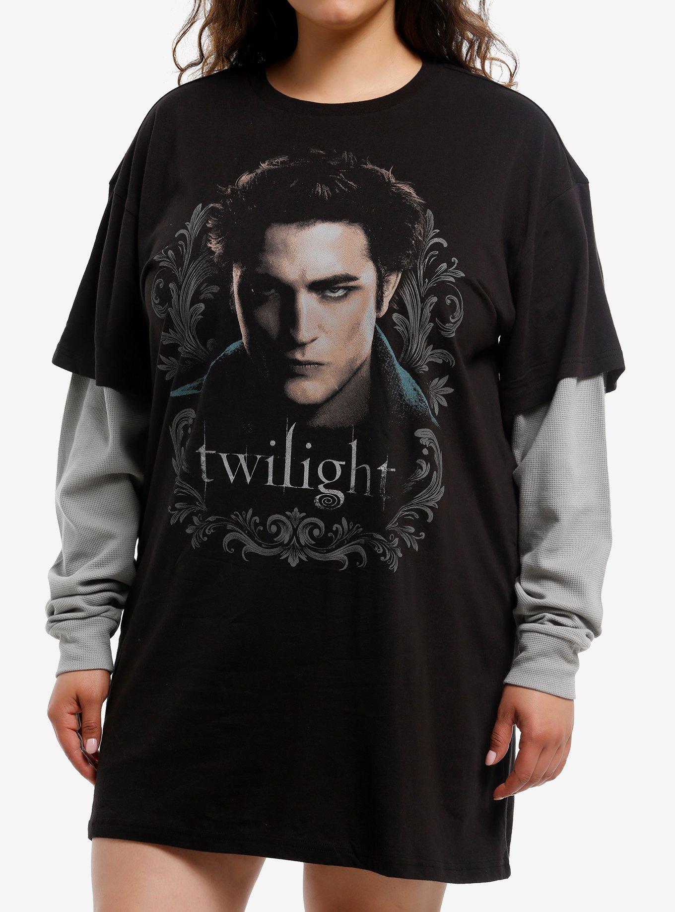The Twilight Saga Edward Filigree Twofer Dress Plus Size, , hi-res
