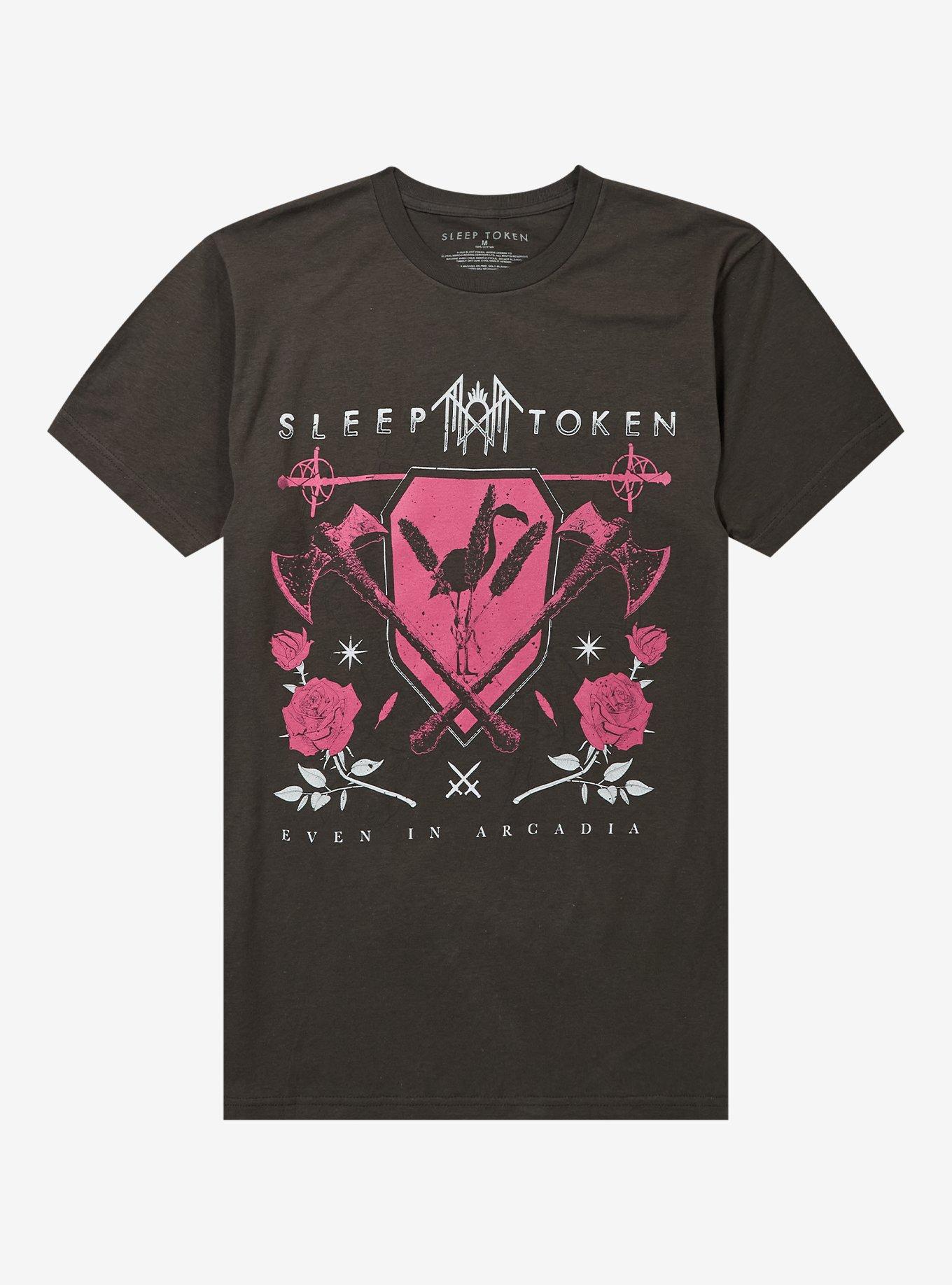 Sleep Token Even In Arcadia Shield & Axes T-Shirt, , hi-res