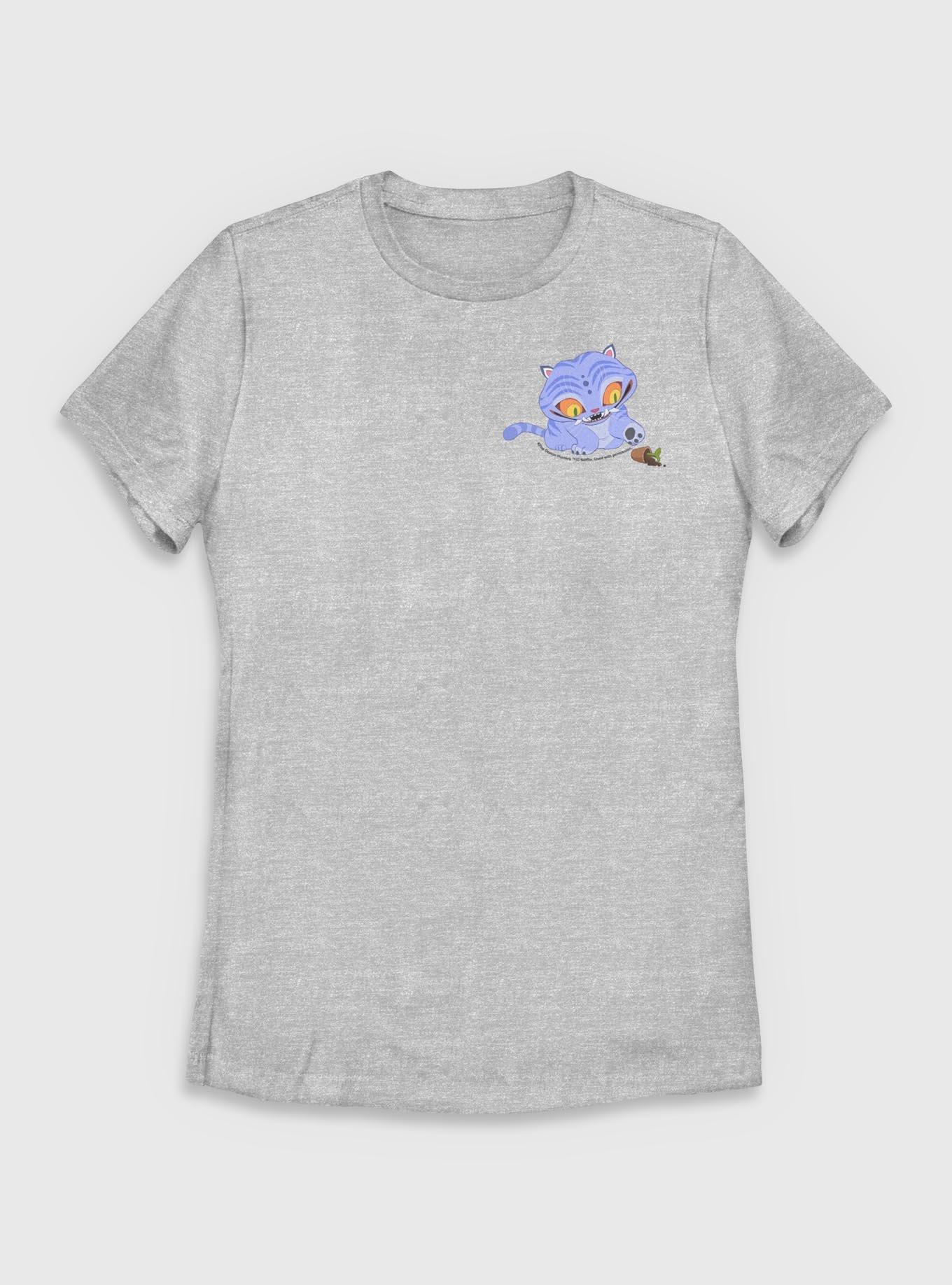 KPop Demon Hunters Chibi Derpy Tiger And Plant Corner Womens T-Shirt