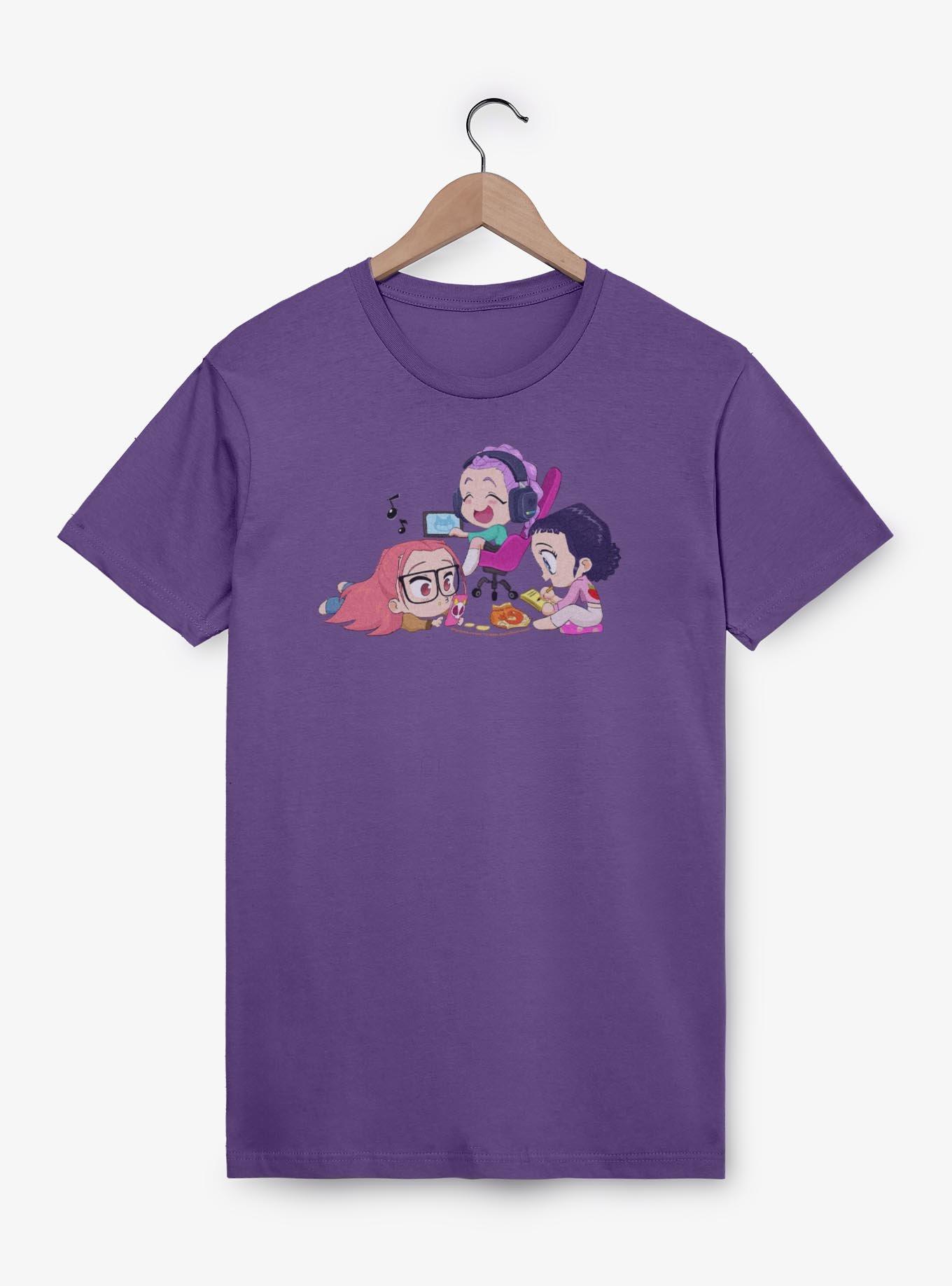 KPop Demon Hunters Chibi Huntrix Playing T-Shirt, , hi-res