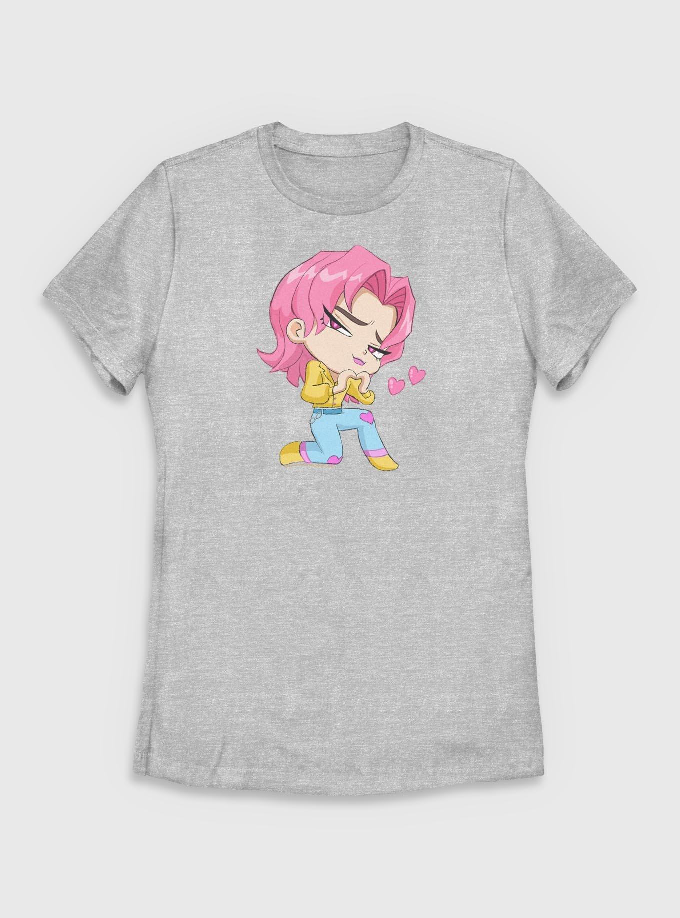 KPop Demon Hunters Chibi Romance Saja Boys Womens T-Shirt, , hi-res