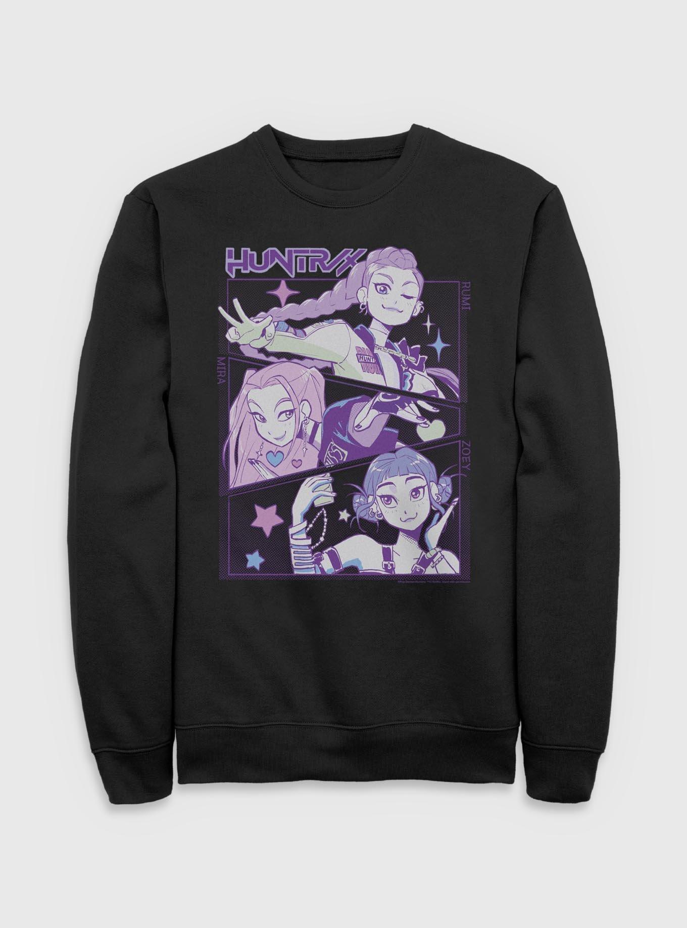 KPop Demon Hunters Huntrix Group Panels Sweatshirt, , hi-res