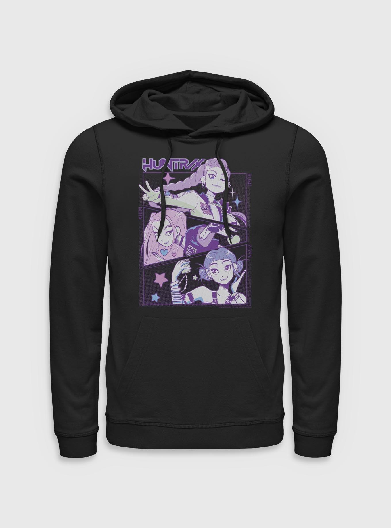KPop Demon Hunters Huntrix Group Panels Hoodie, , hi-res