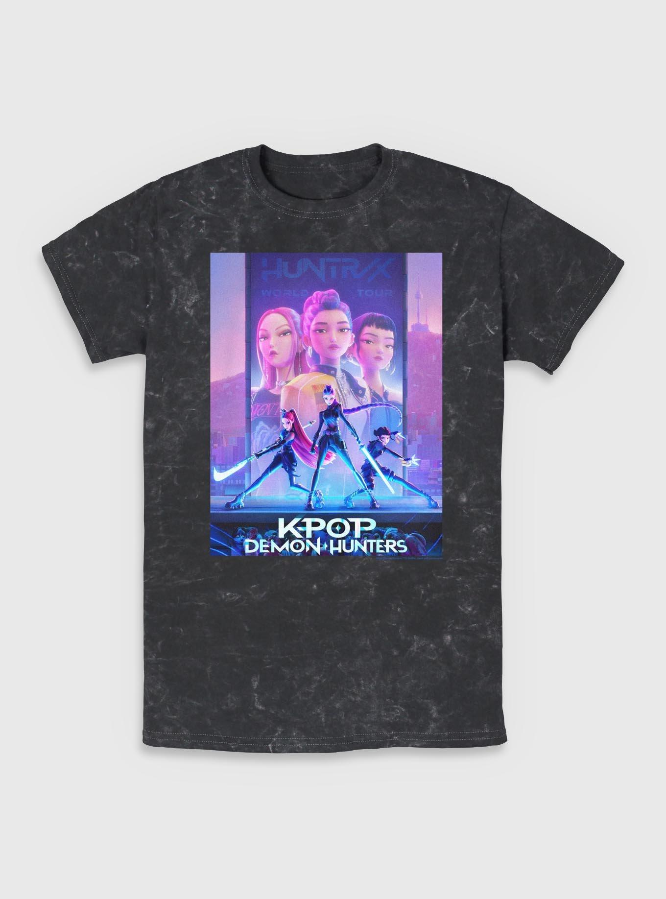 KPop Demon Hunters Poster Mineral Wash T-Shirt, , hi-res