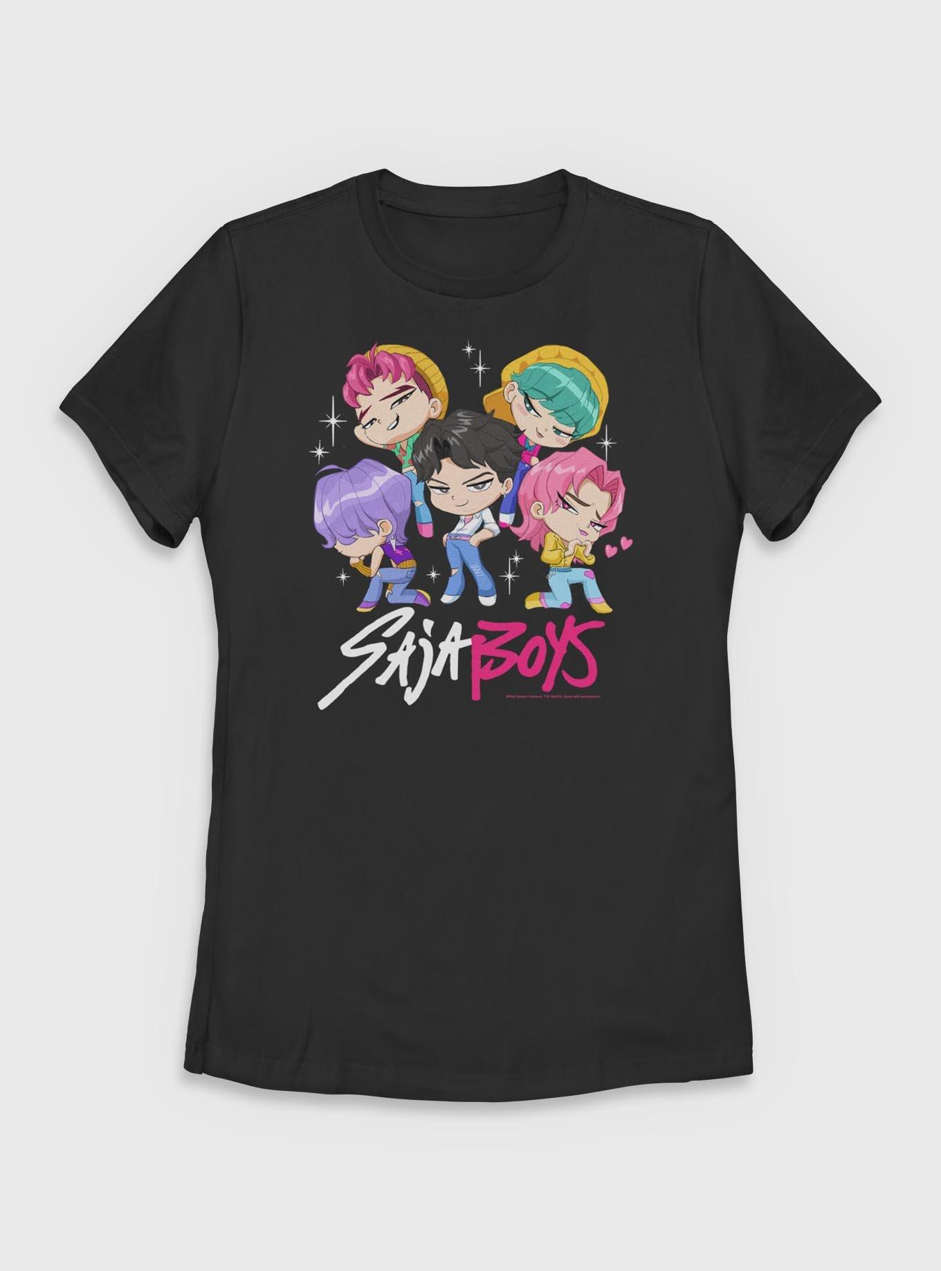 KPop Demon Hunters Chibi Saja Boys Group Womens T-Shirt, , hi-res