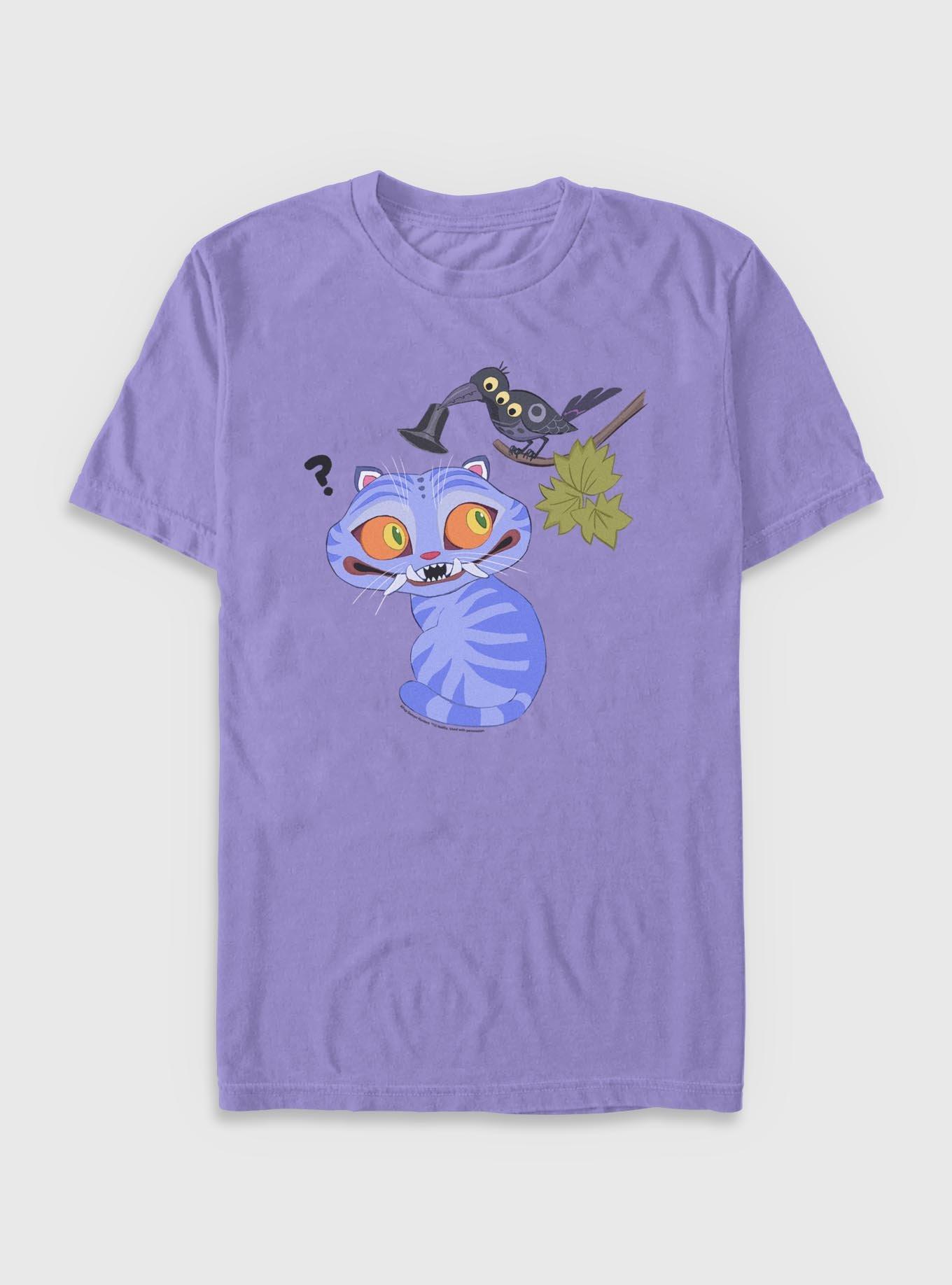 KPop Demon Hunters Derpy Tiger And Sussie Bird Garment Dye T-Shirt, , hi-res