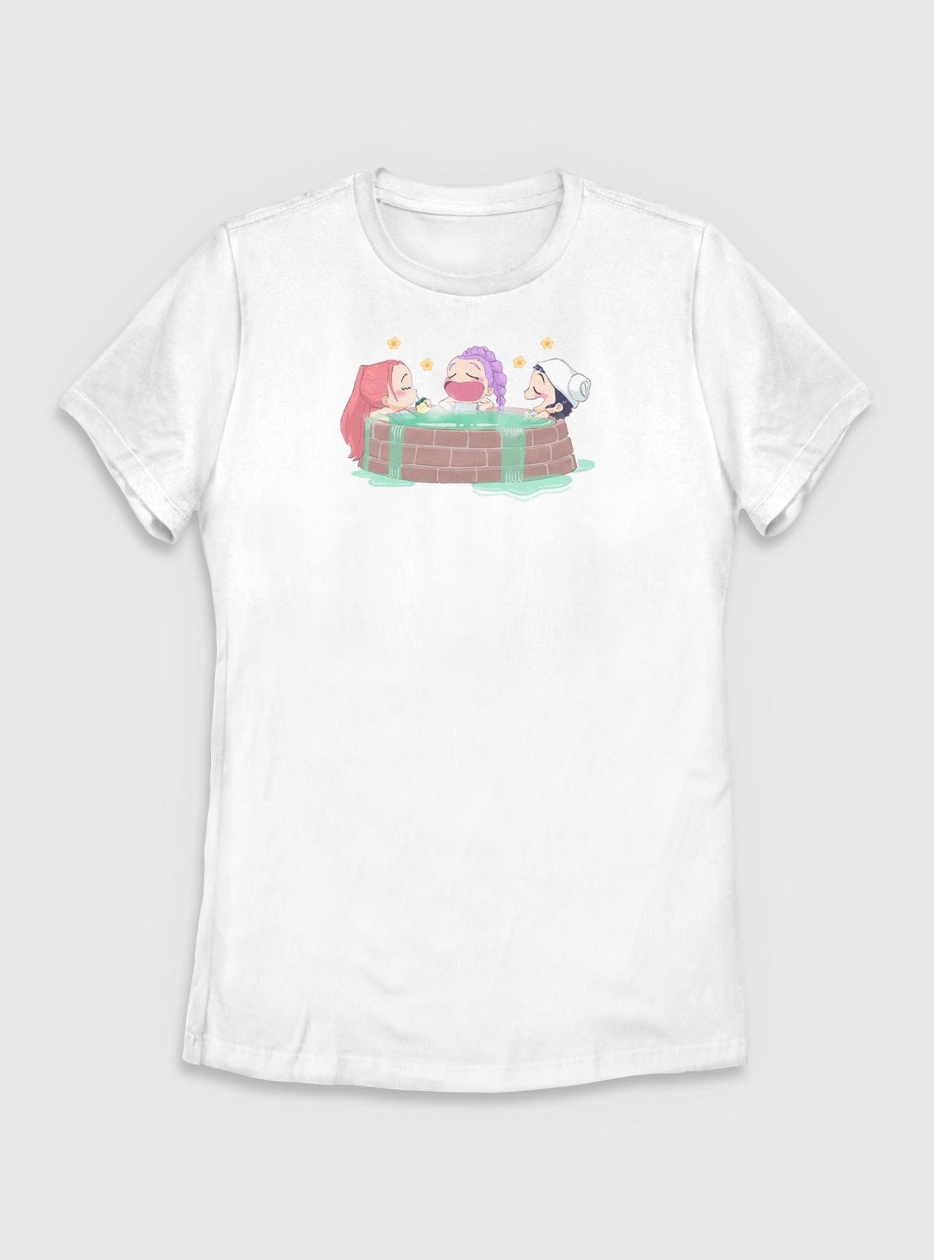 KPop Demon Hunters Huntrix Relaxing Break Womens T-Shirt, , hi-res