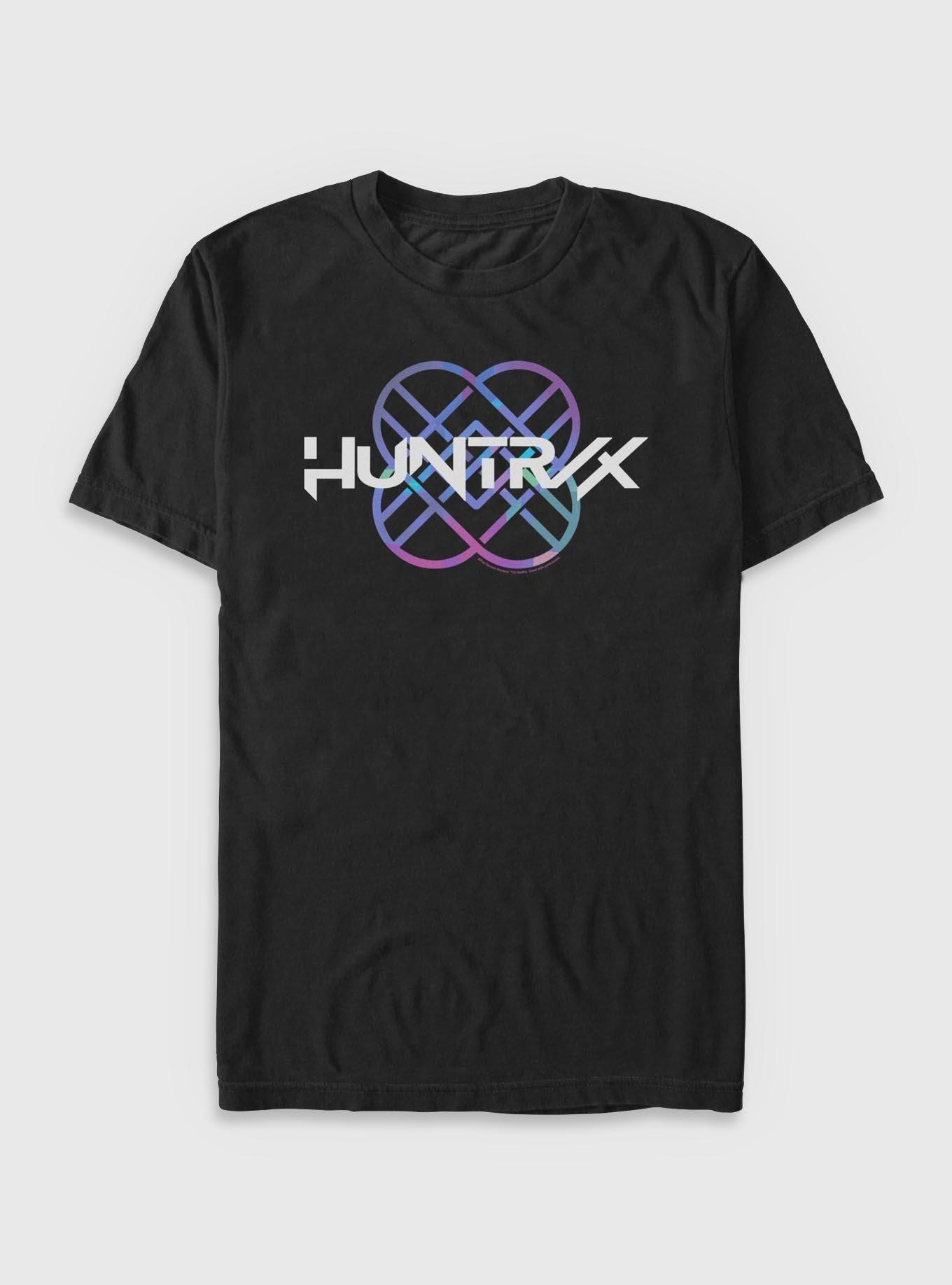 KPop Demon Hunters HUNTR/X Logo T-Shirt - BLACK | Hot Topic