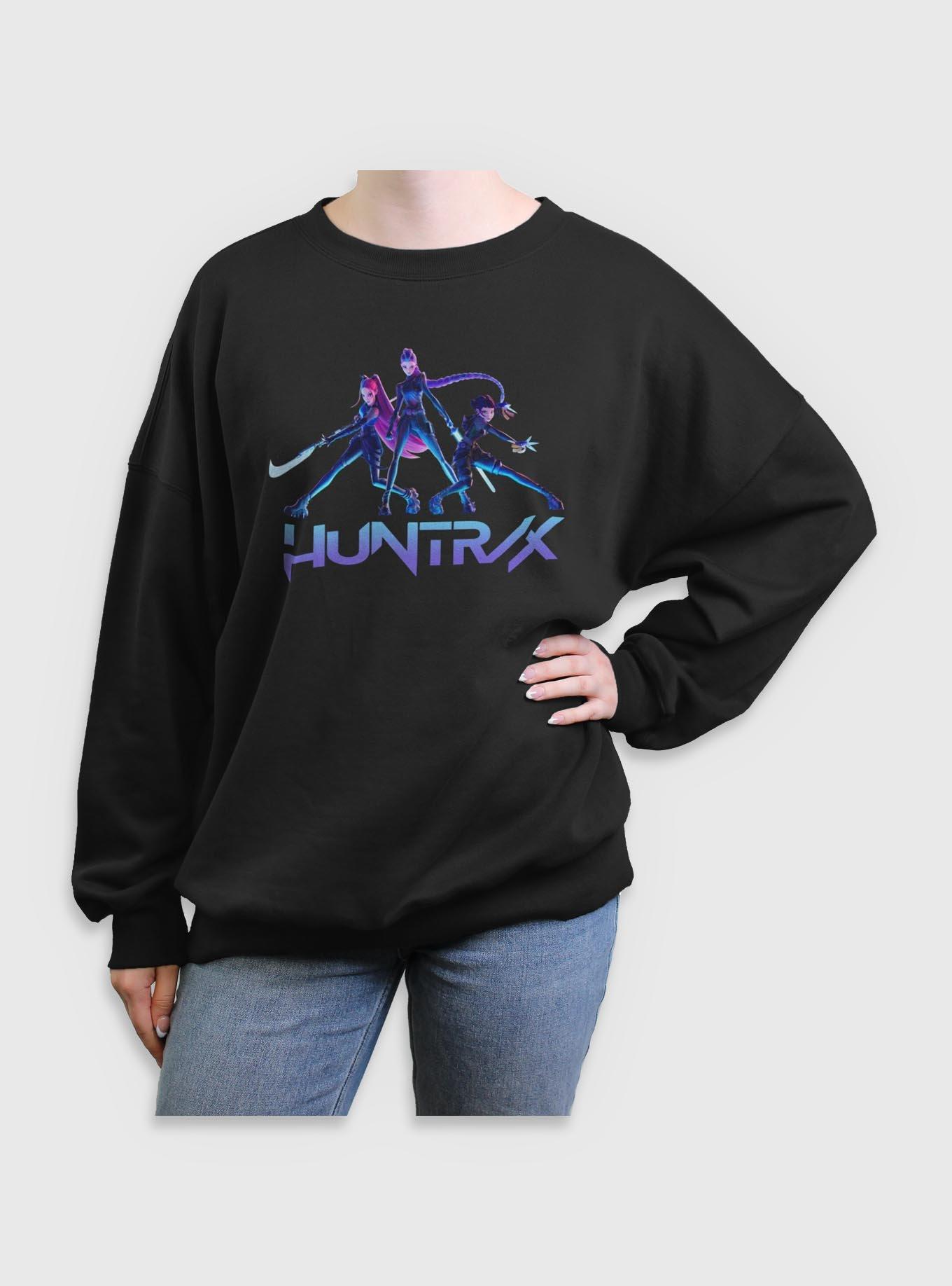 KPop Demon Hunters Battle Huntrix Girls Oversized Sweatshirt, , hi-res