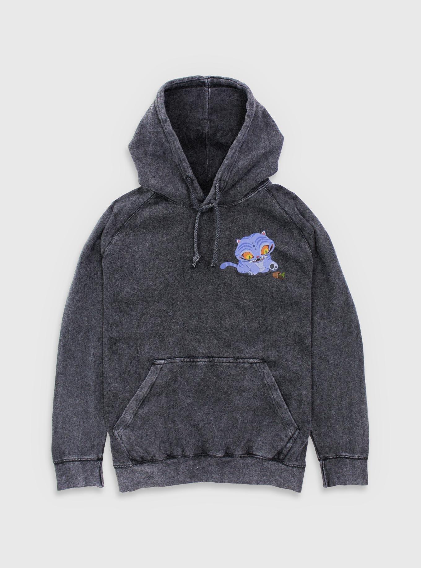 KPop Demon Hunters Chibi Derpy Tiger Pocket Mineral Wash Hoodie, , hi-res