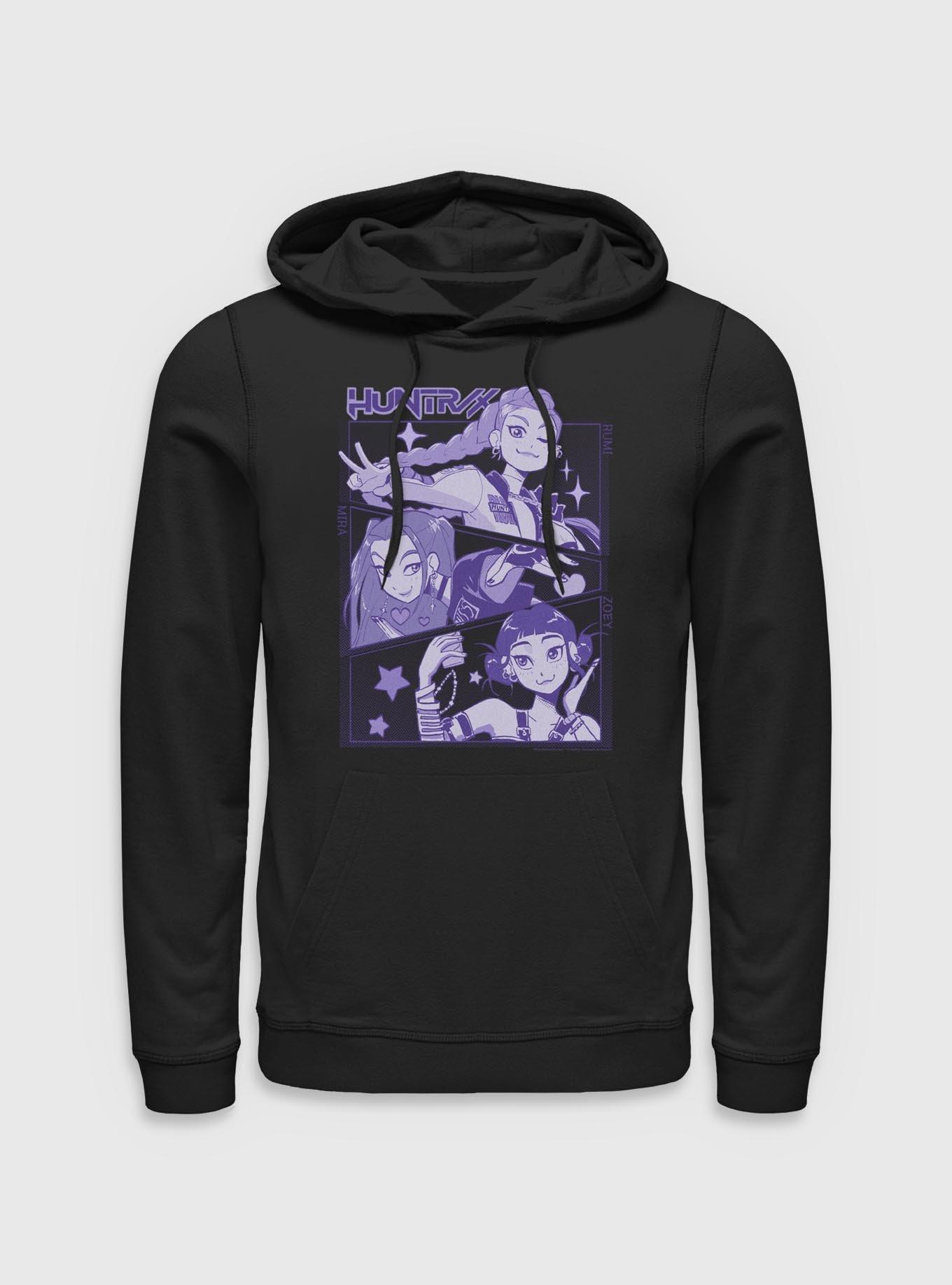 KPop Demon Hunters Huntrix Group Panels Hoodie, , hi-res